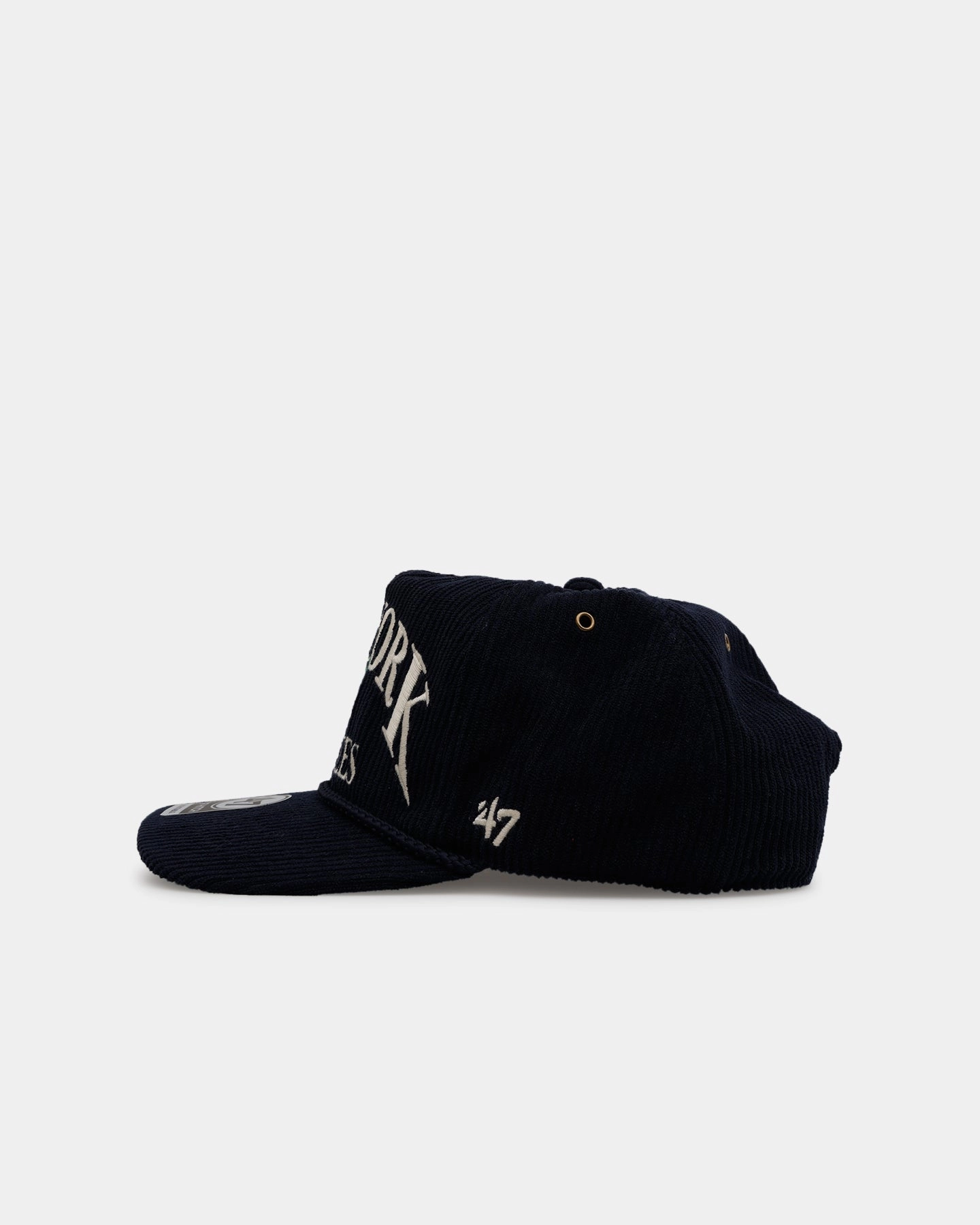 47 Brand New York Yankees 'Pitchout' 47 Hitch Corduroy Snapback Navy