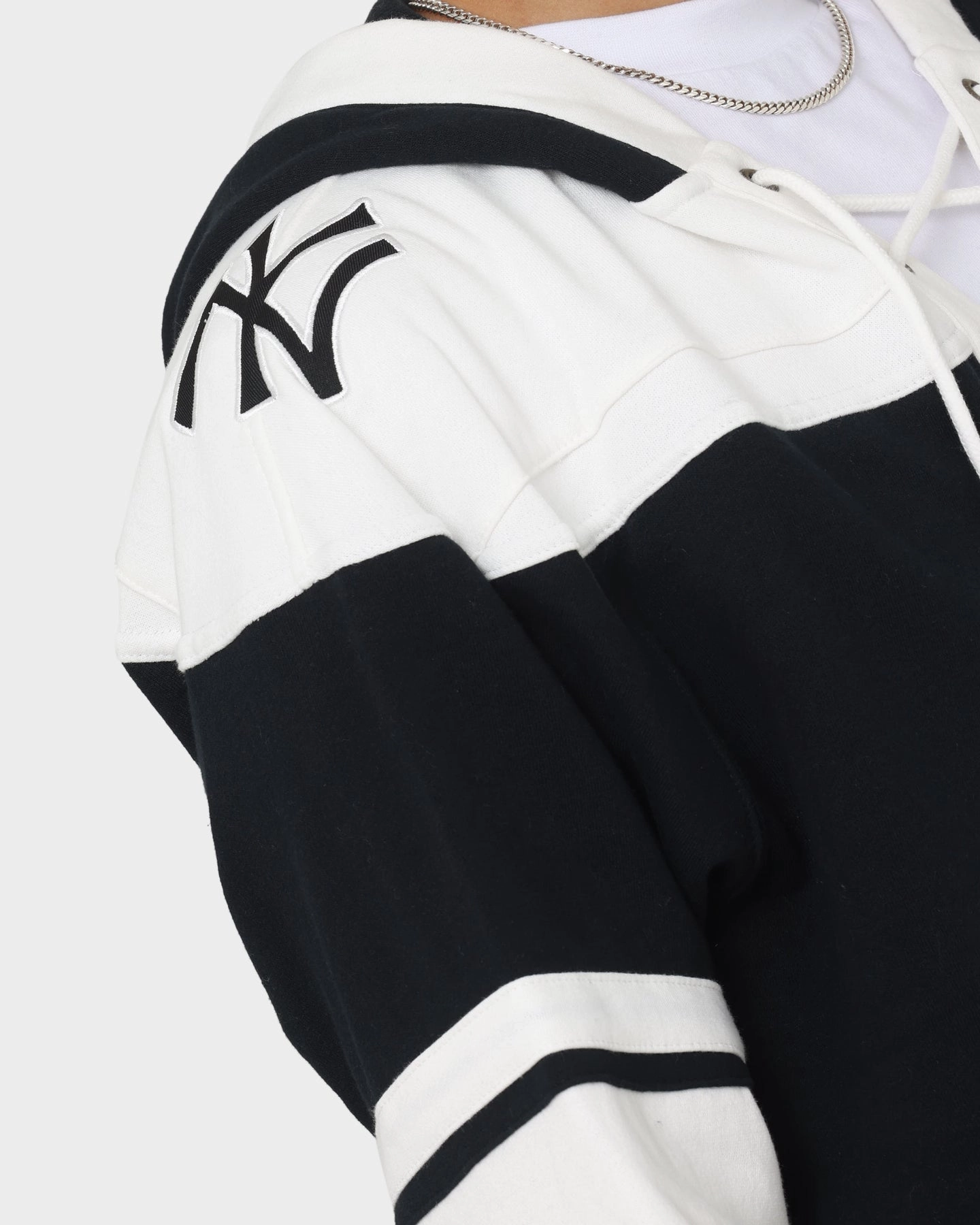 47 Brand New York Yankees Superior Lacer Hoodie Black