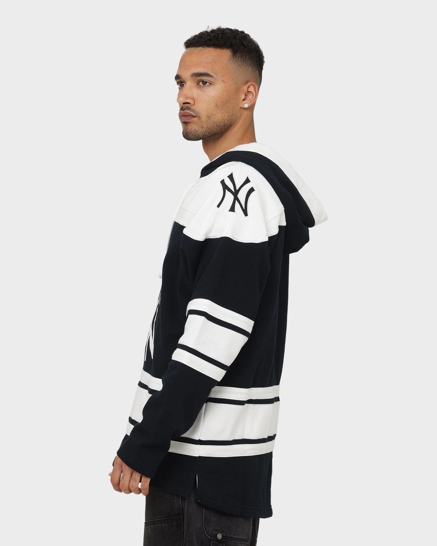 47 Brand New York Yankees Superior Lacer Hoodie Black