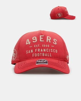 47 Brand San Francisco 49ers 'Dusted Hitch' 47 Hitch Snapback Red