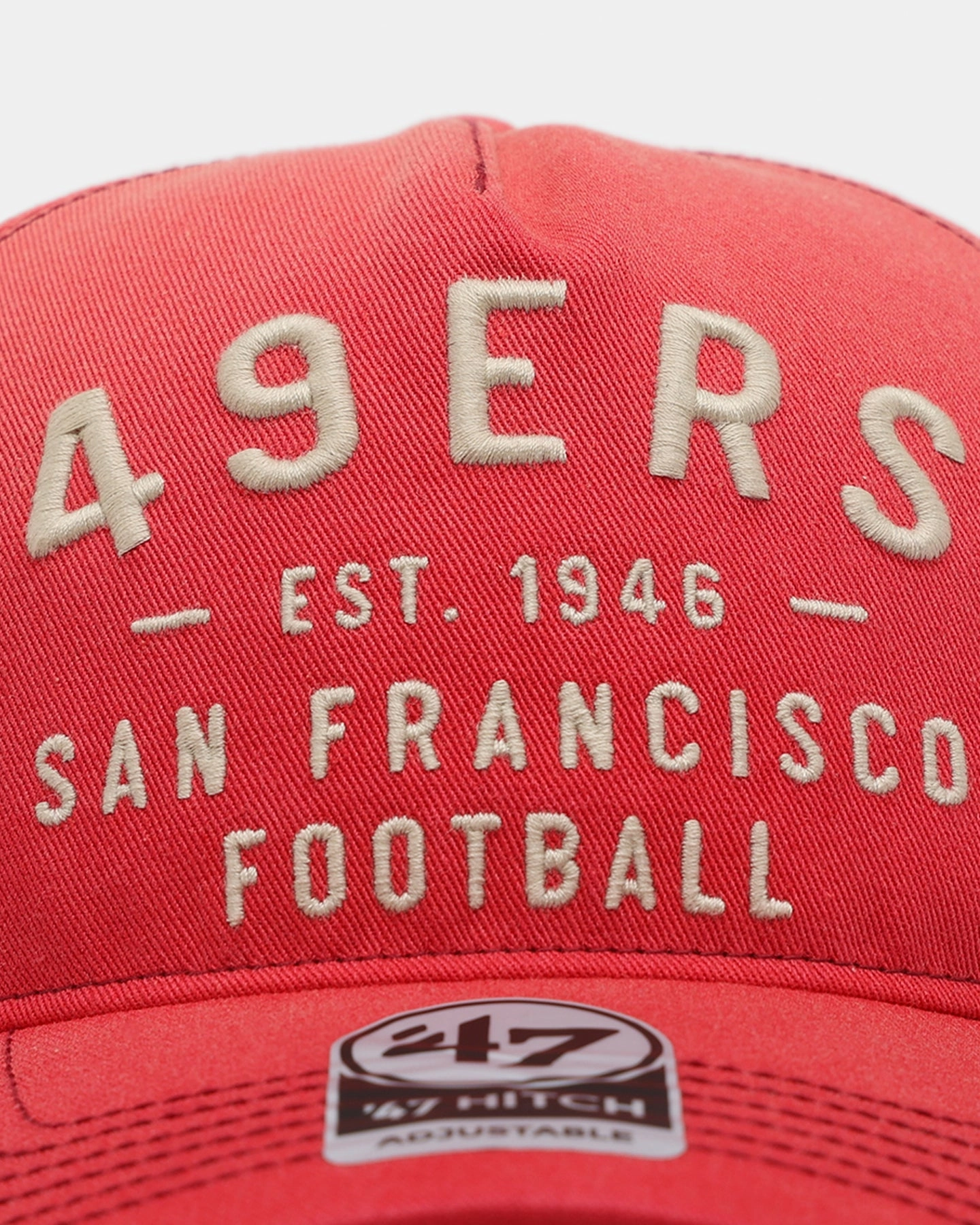 47 Brand San Francisco 49ers 'Dusted Hitch' 47 Hitch Snapback Red