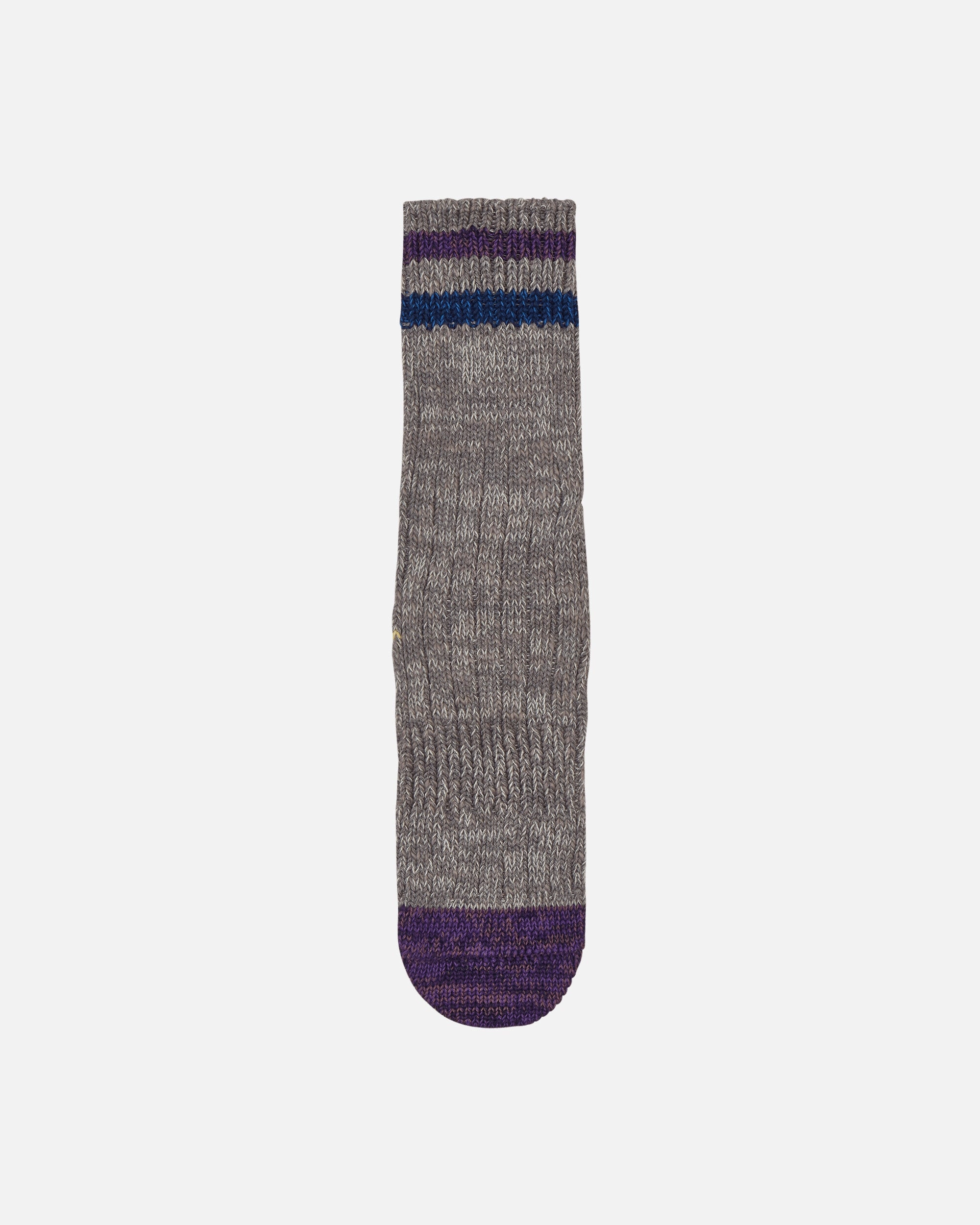 60 Yarns Grandrelle Ivy Rainbowy Happy Heel-Hold Socks Grey