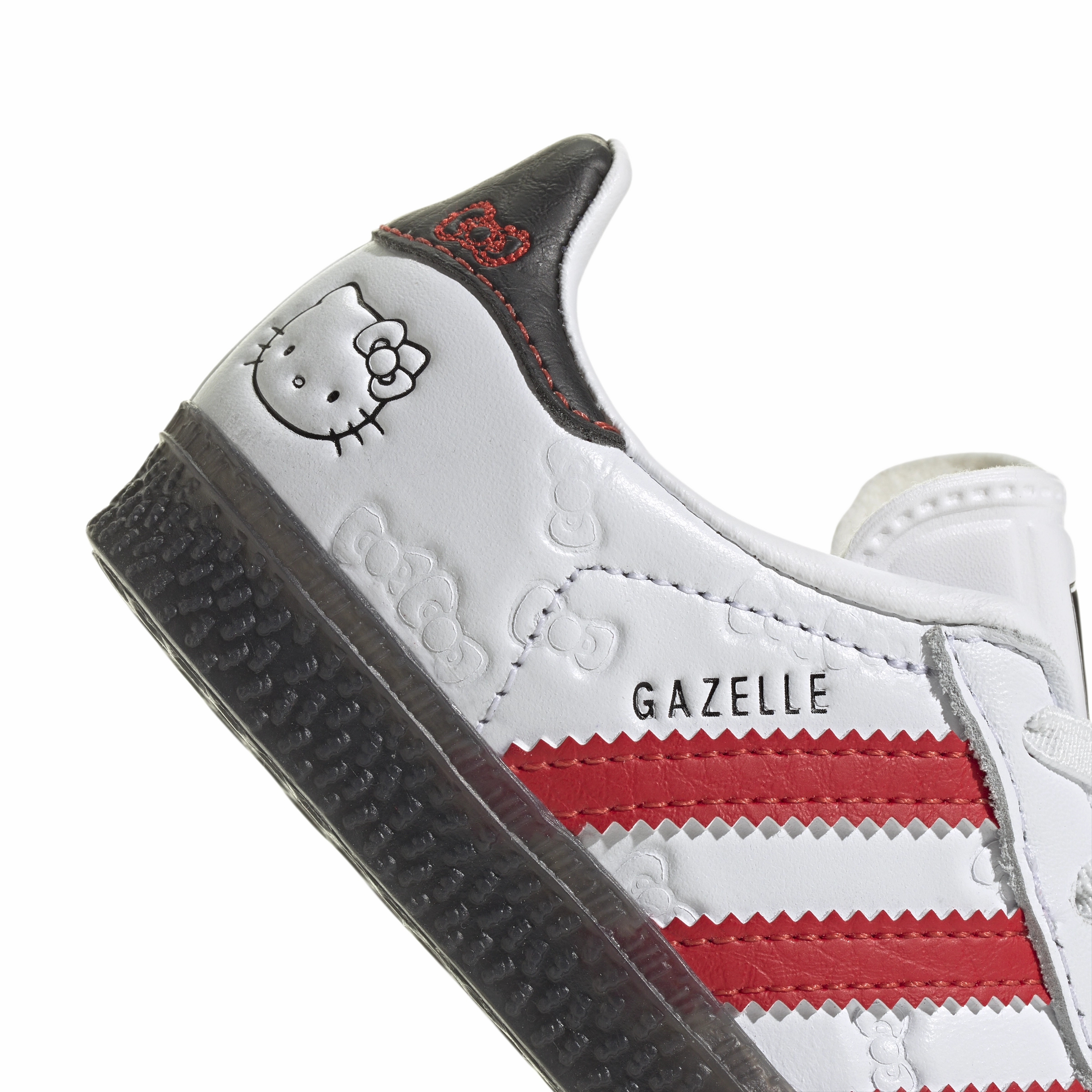   Hello Kitty Toddler's Gazelle Comfort Closure Elastic Lace '50th Anniversary'