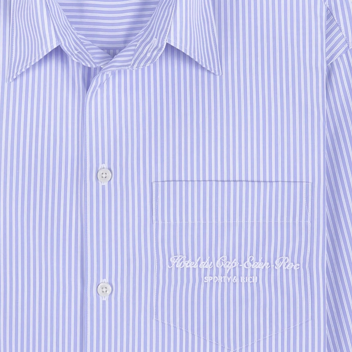   Hotel du Cap Eden-Roc Cursive Oversized Shirt 'Blue White'