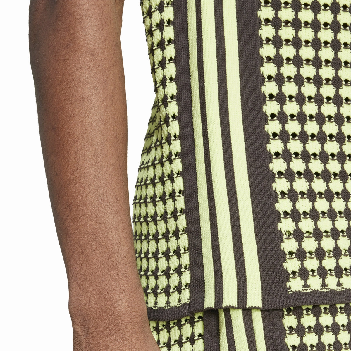   Wales Bonner Crochet Vest 'Semi Frozen Yellow Brown'