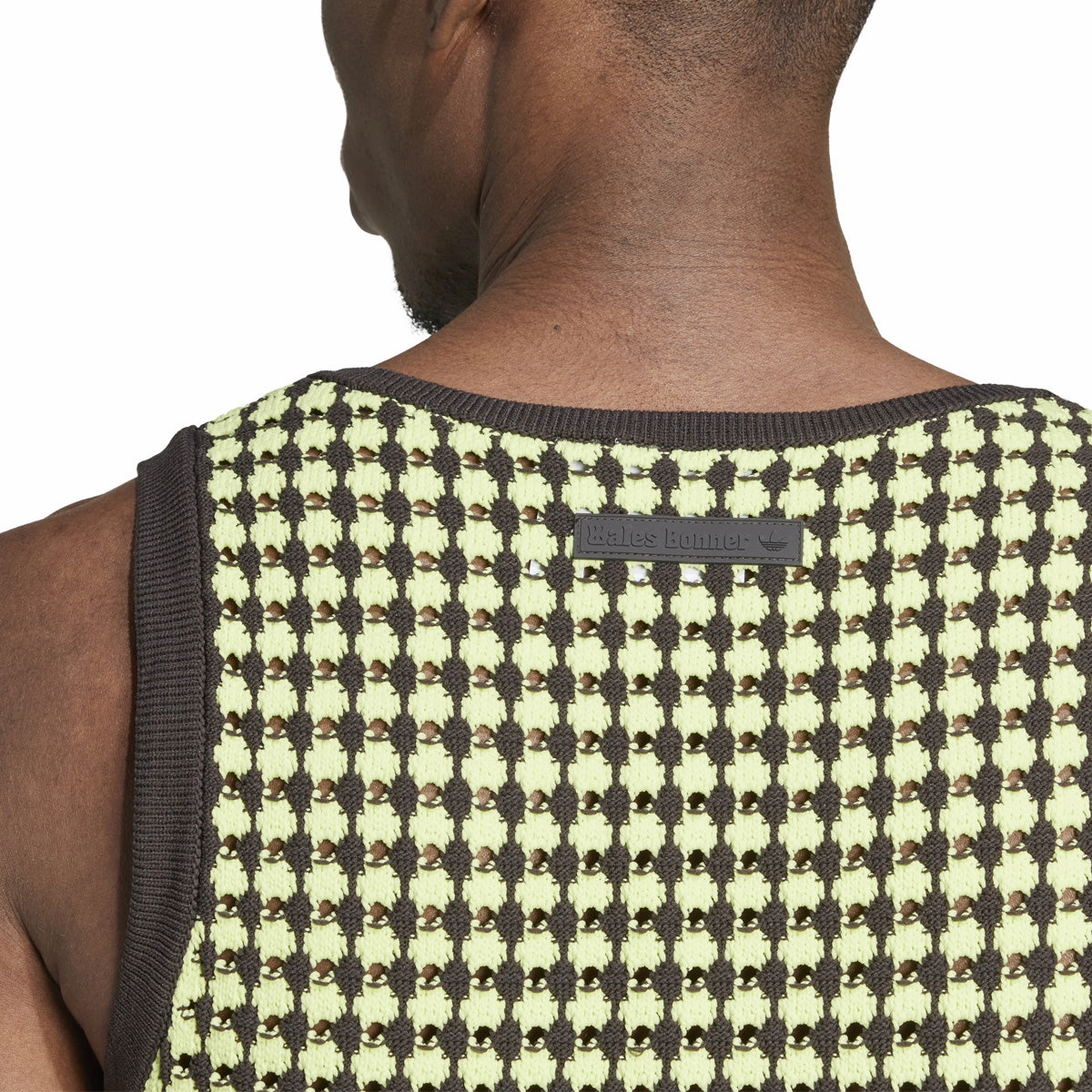   Wales Bonner Crochet Vest 'Semi Frozen Yellow Brown'