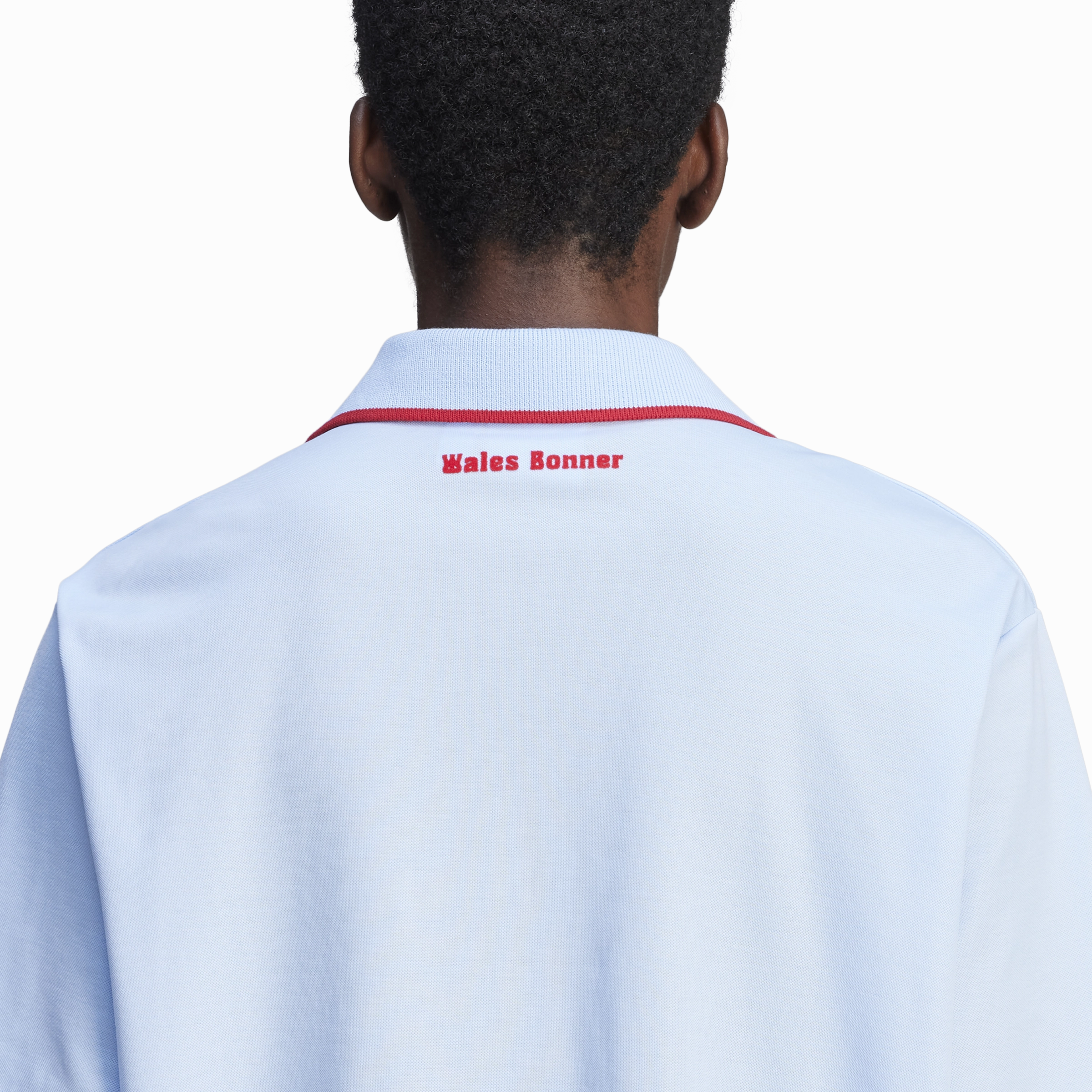   Wales Bonner Polo Tee 'Glow Blue'