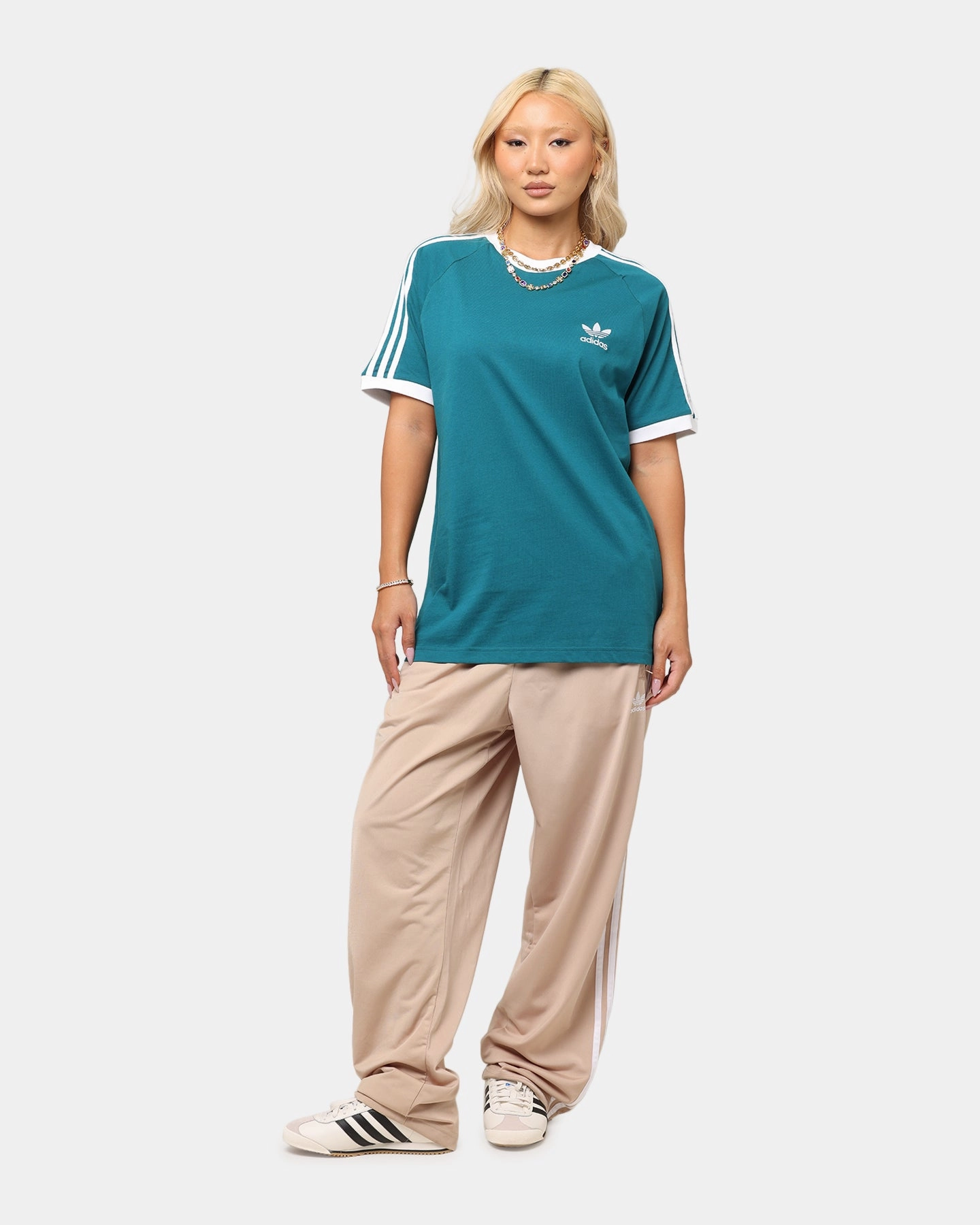 Adidas Classics 3-Stripes T-Shirt Teal