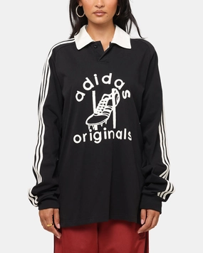 Adidas Rugby Polo Shirt Black