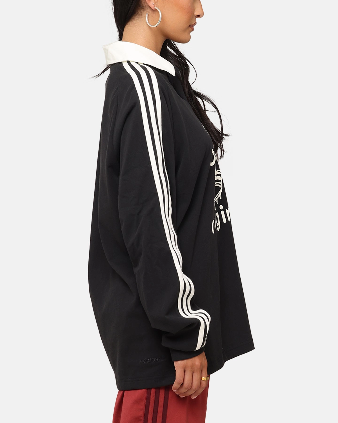 Adidas Rugby Polo Shirt Black