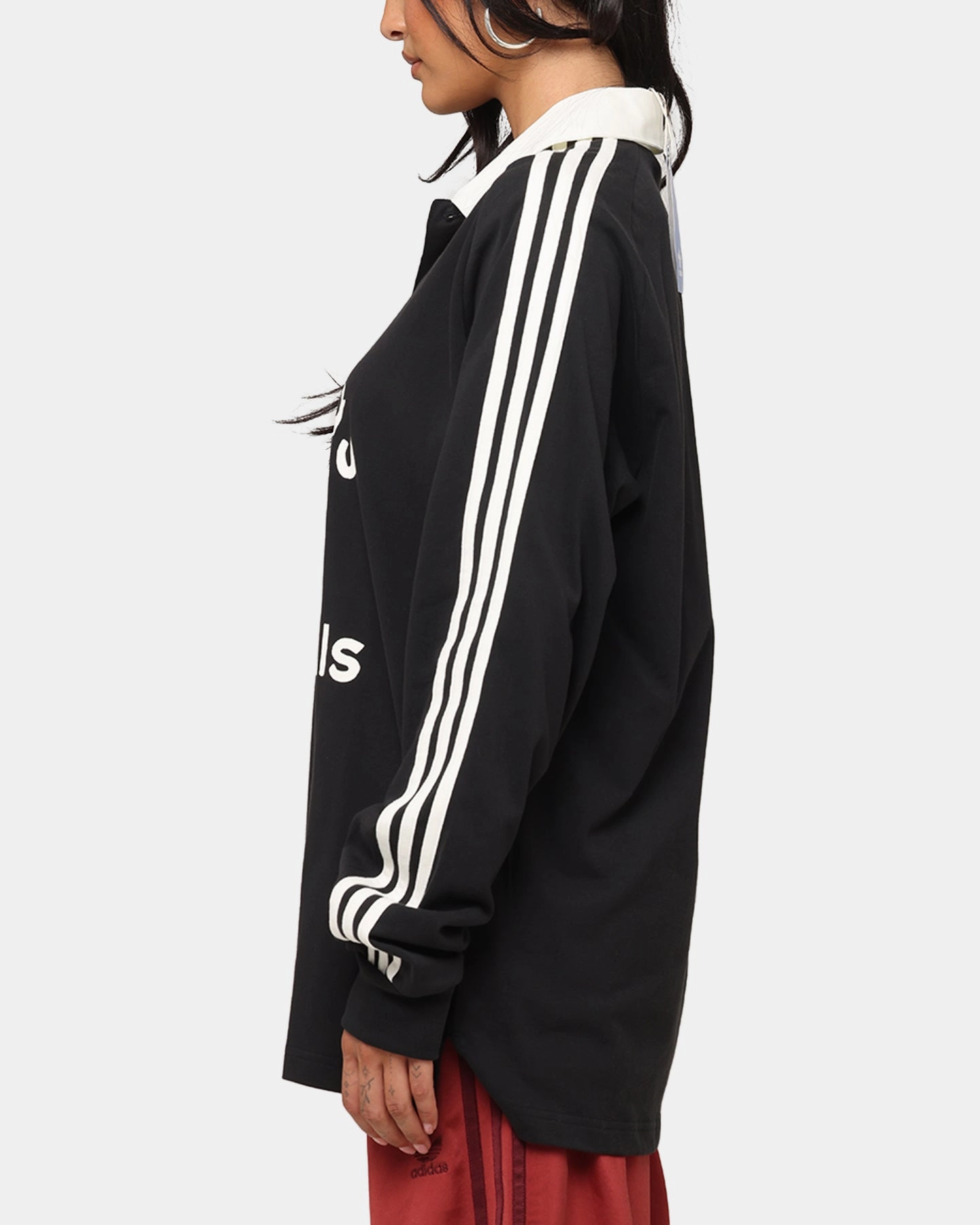 Adidas Rugby Polo Shirt Black