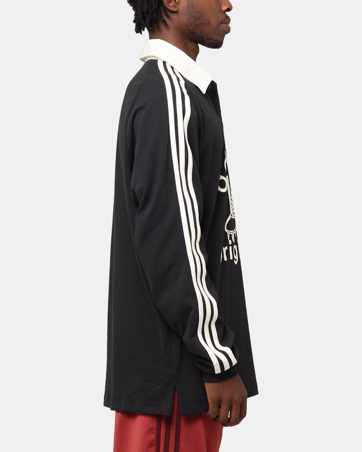 Adidas Rugby Polo Shirt Black