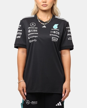 adidas x Mercedes-AMG PETRONAS Formula One F1 2025 Team Driver T-Shirt Black