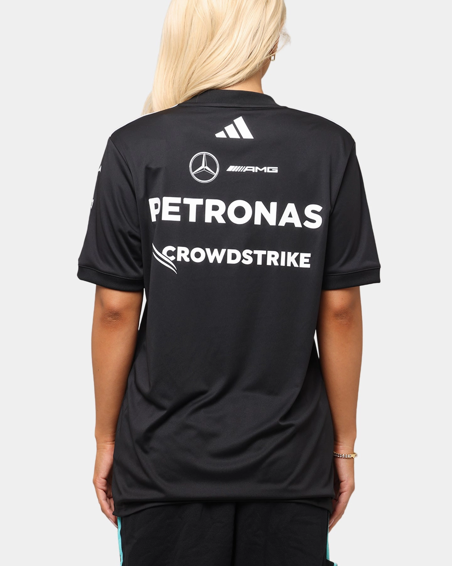 adidas x Mercedes-AMG PETRONAS Formula One F1 2025 Team Driver T-Shirt Black