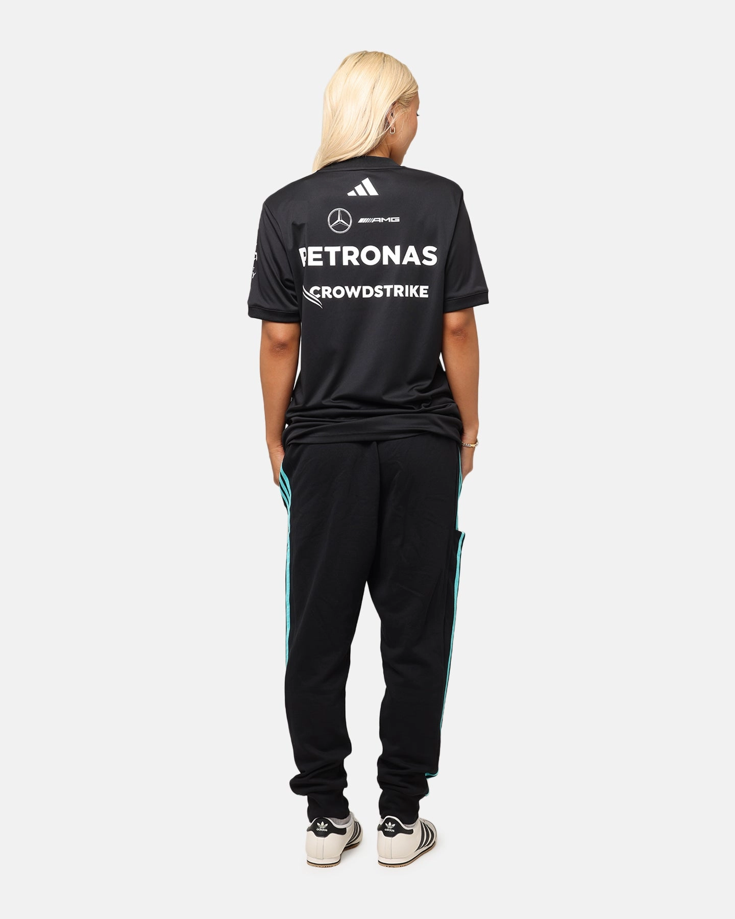 adidas x Mercedes-AMG PETRONAS Formula One F1 2025 Team Driver T-Shirt Black