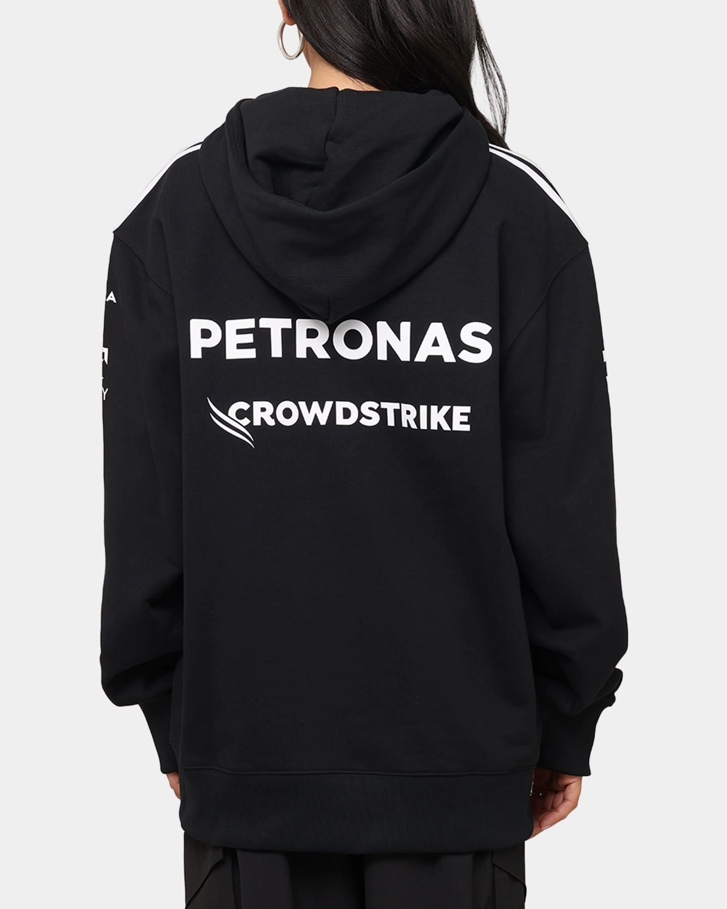 adidas x Mercedes-AMG PETRONAS Formula One F1 2025 Team Hoodie Black/White