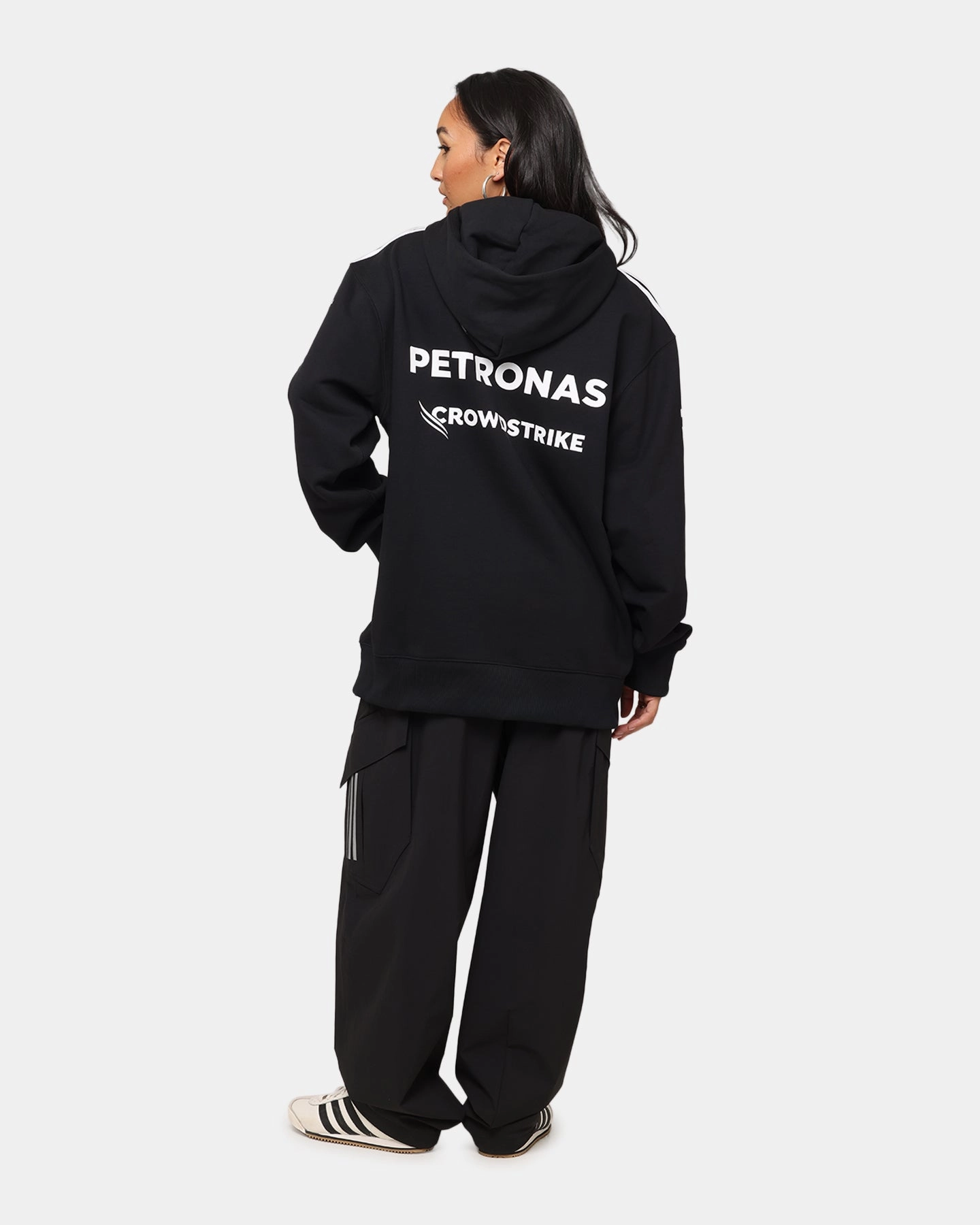 adidas x Mercedes-AMG PETRONAS Formula One F1 2025 Team Hoodie Black/White