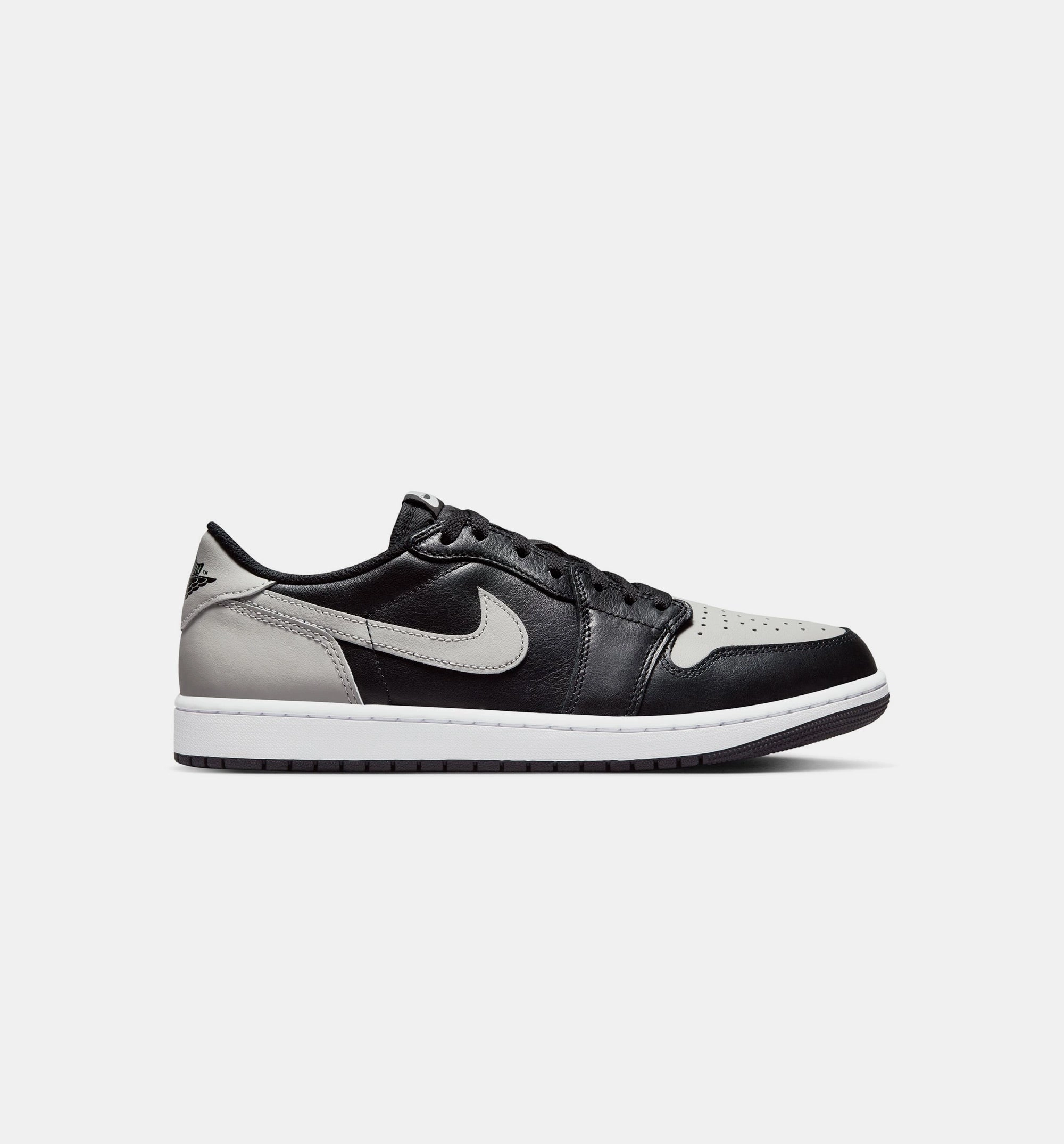 Air Jordan 1 Retro Low OG Shadow Mens Lifestyle Shoe - Black/Medium Grey/White Free Shipping