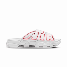 Air More Uptempo Slide 'White Red'