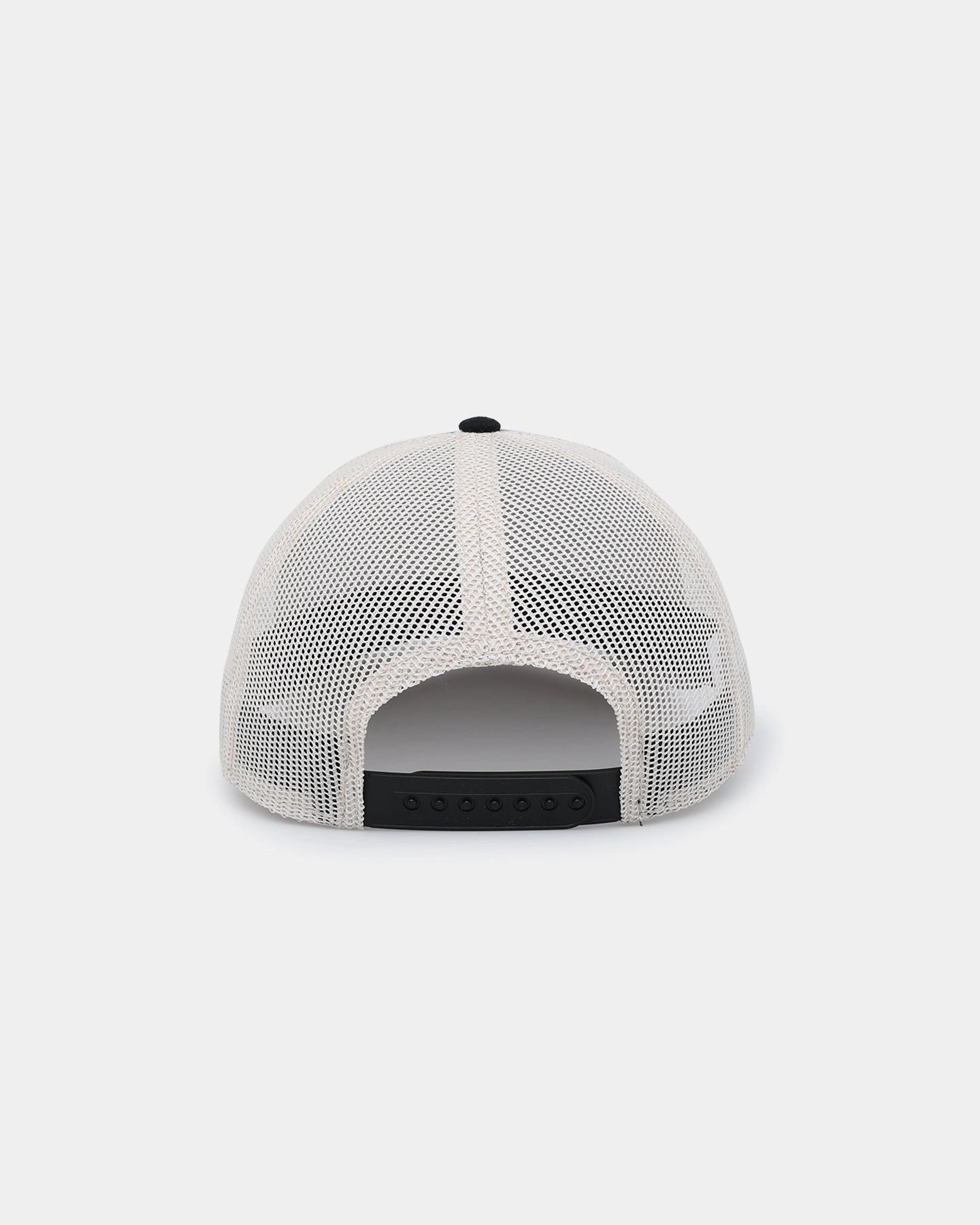 American Needle Twill Valin Patch Trucker Snapback Ivory/Black