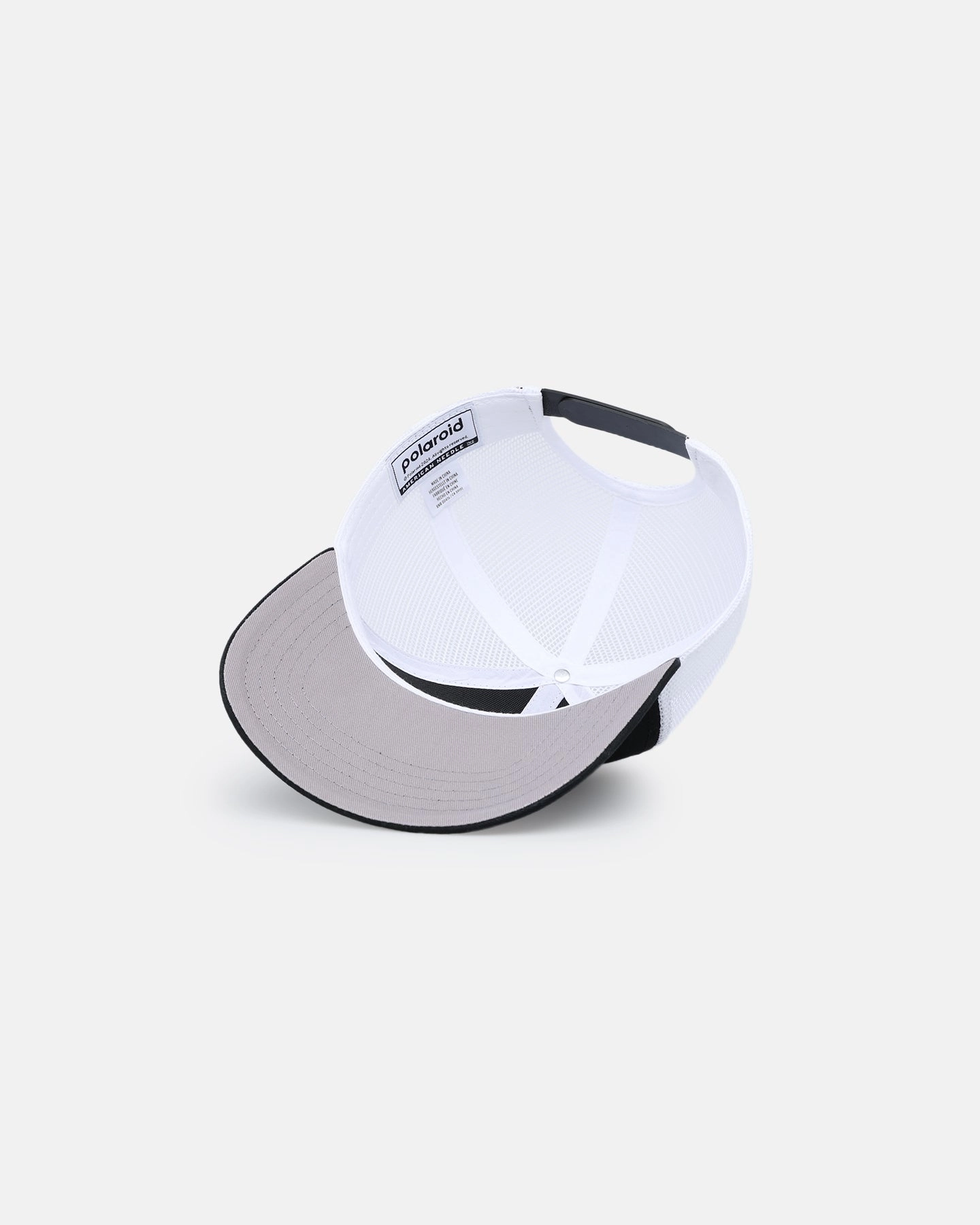American Needle Twill Valin Patch Trucker Snapback White/Black