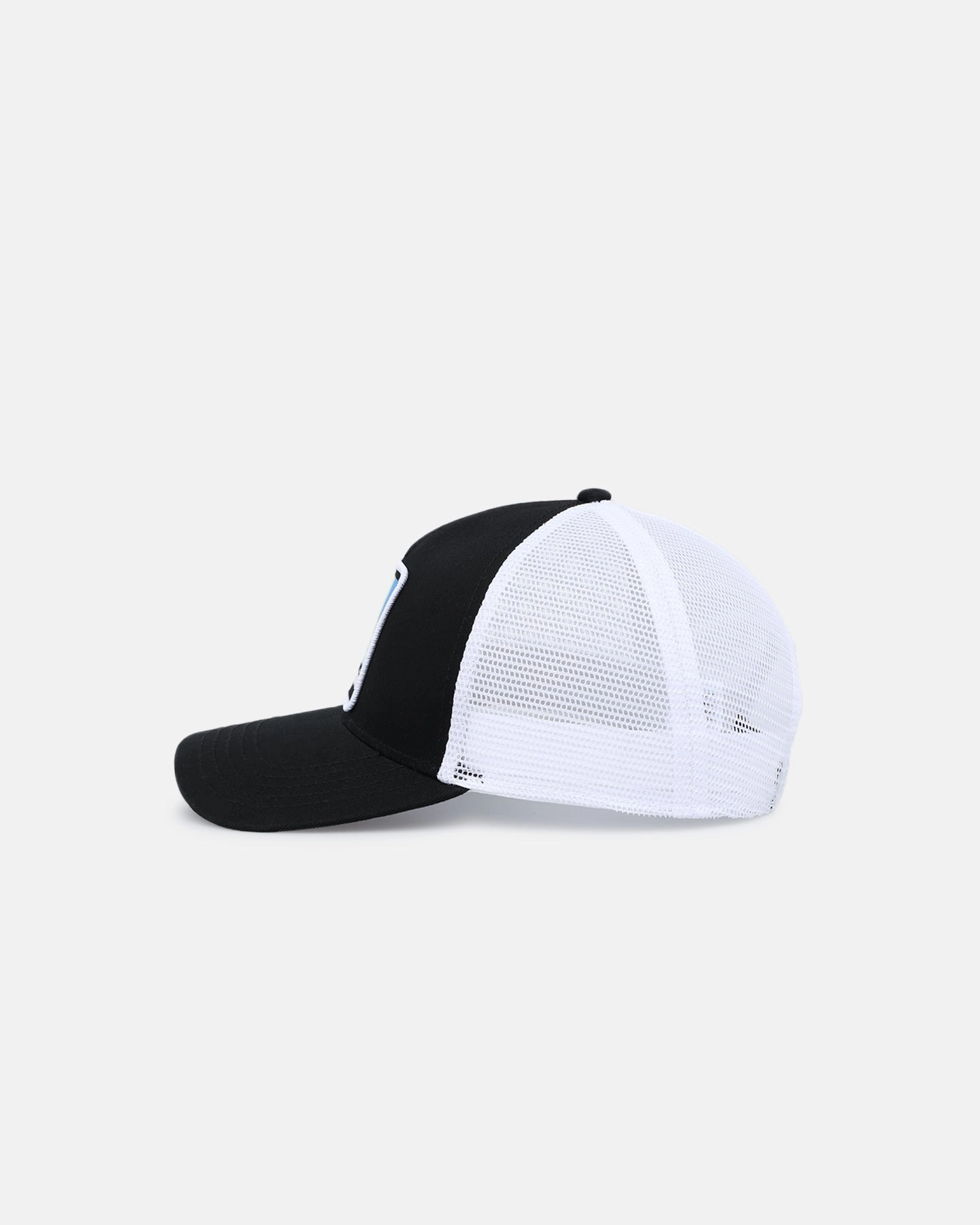 American Needle Twill Valin Patch Trucker Snapback White/Black