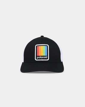 American Needle Twill Valin Patch Trucker Snapback White/Black