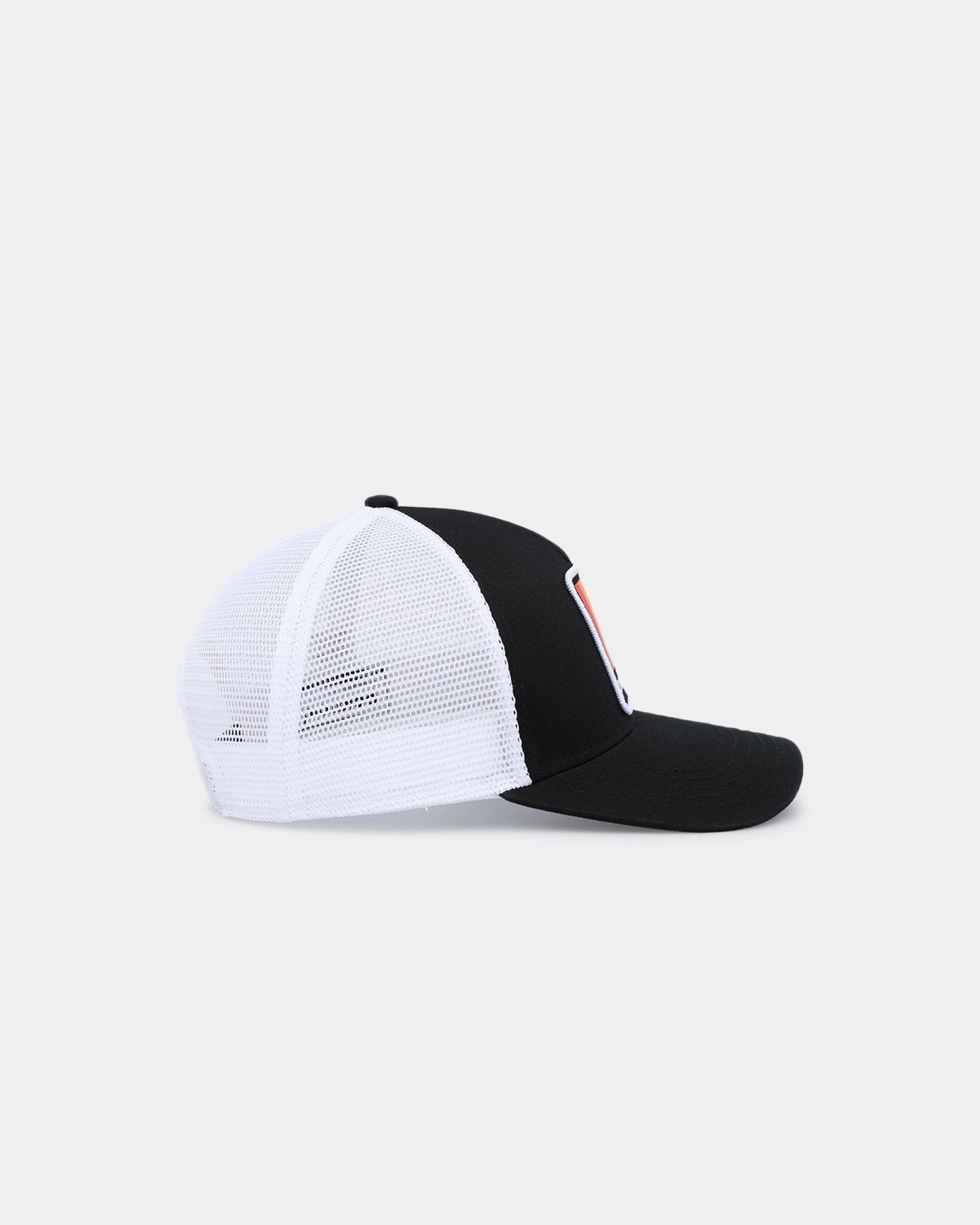 American Needle Twill Valin Patch Trucker Snapback White/Black