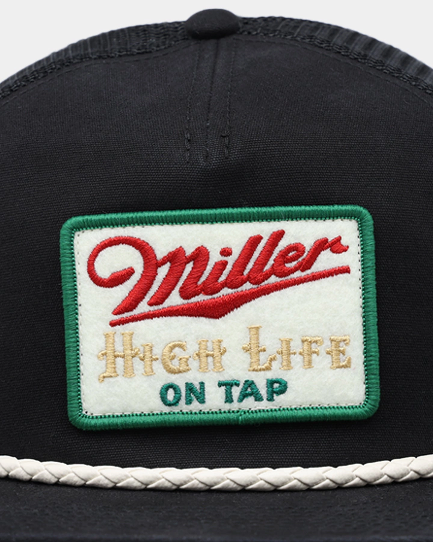 American Needle Wyatt Trucker Snapback Black