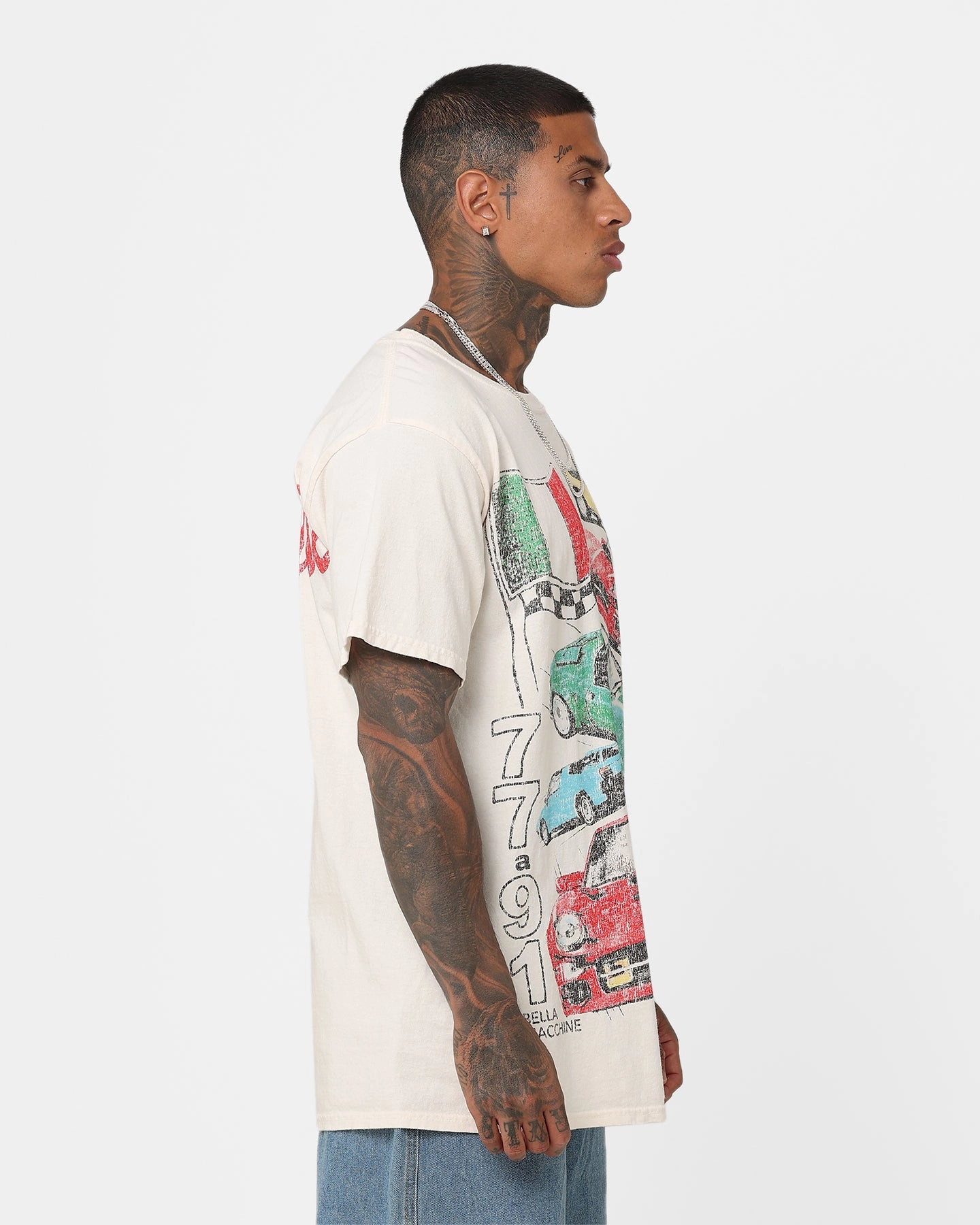 American Thrift Bella Macchine Vintage T-Shirt Off White