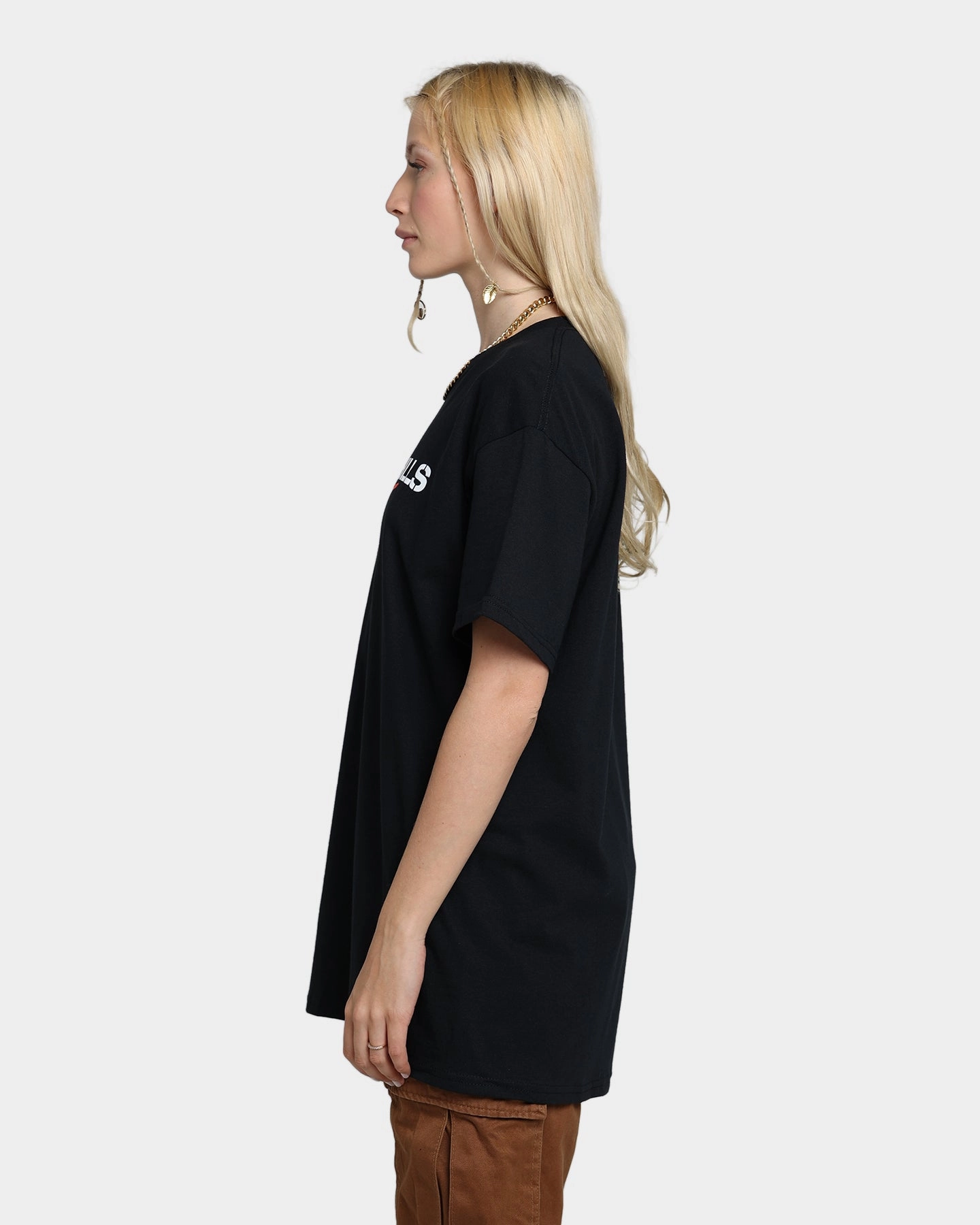 American Thrift X Beverley Hills Cop BHC Logo T-Shirt Black