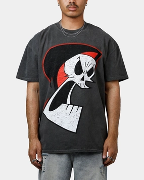 American Thrift X Cartoon Network Grim Heavyweight Vintage T-Shirt Black Wash