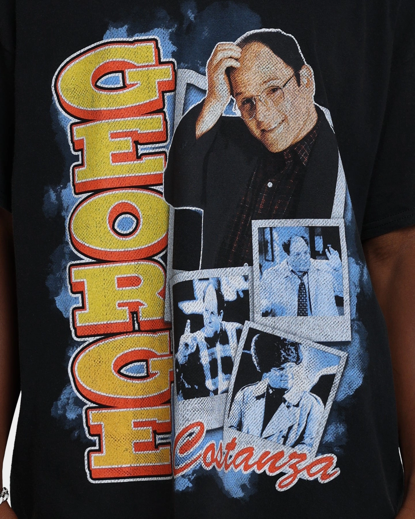 American Thrift X Seinfeld George Vintage T-Shirt Washed Black