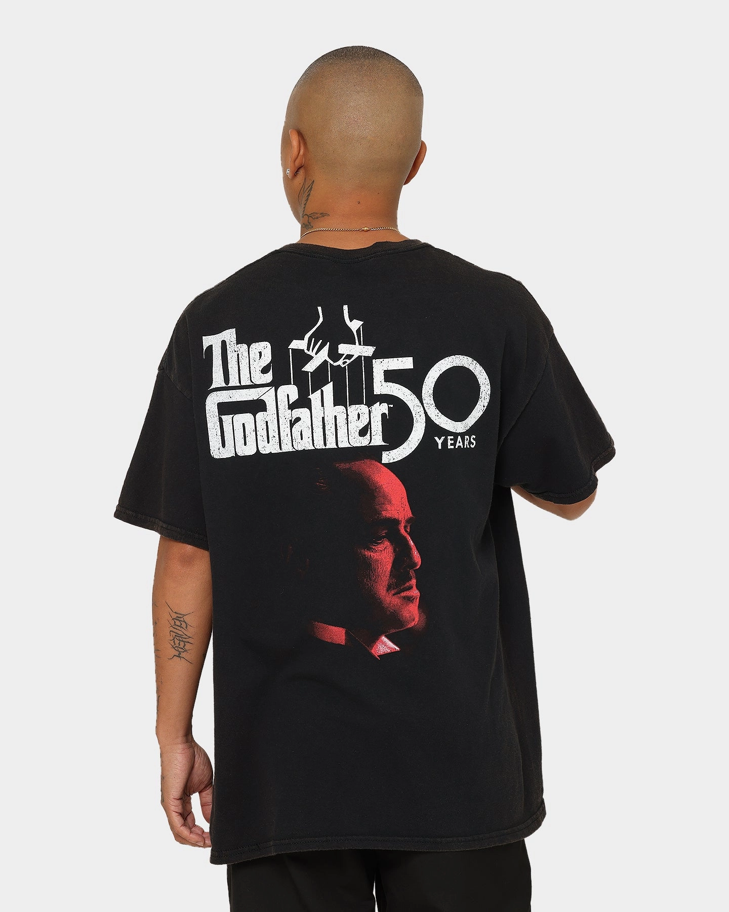 American Thrift X The Godfather The Godfather Movie Vintage T-Shirt Black Wash