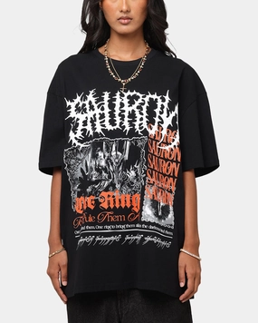 American Thrift X The Lord Of The Rings Sauron Heavy T-Shirt Black