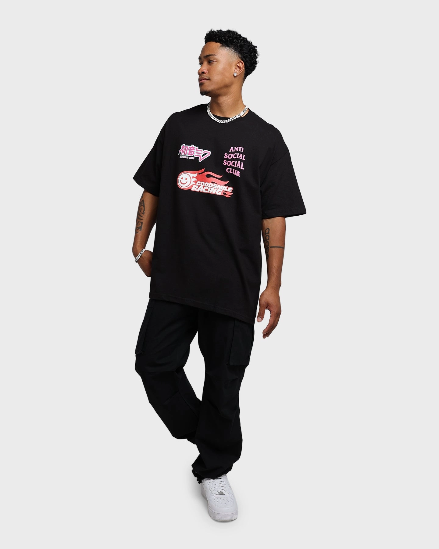 Anti Social Social Club Good Smile Racing T-Shirt Black