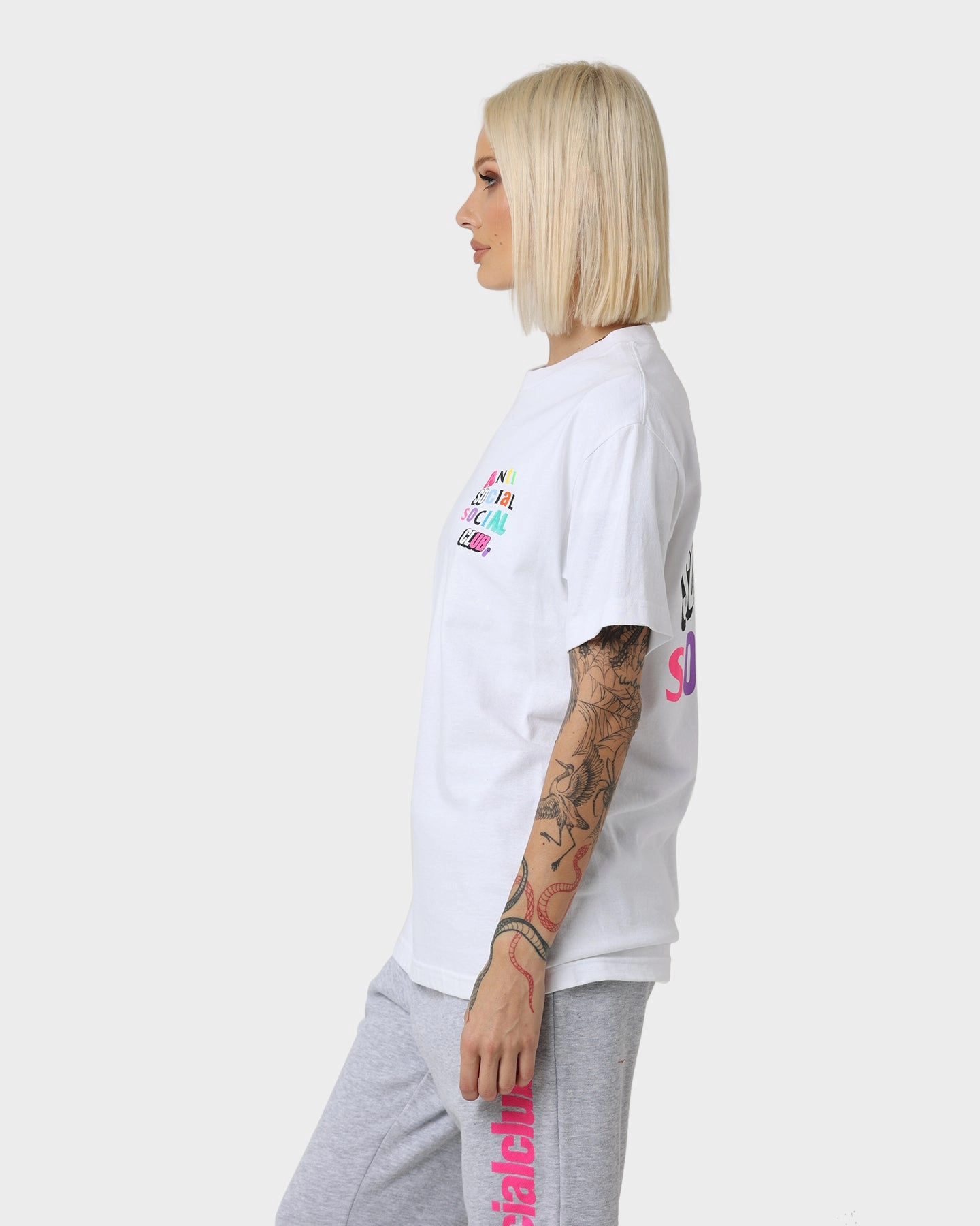 Anti Social Social Club The Real Me T-Shirt White