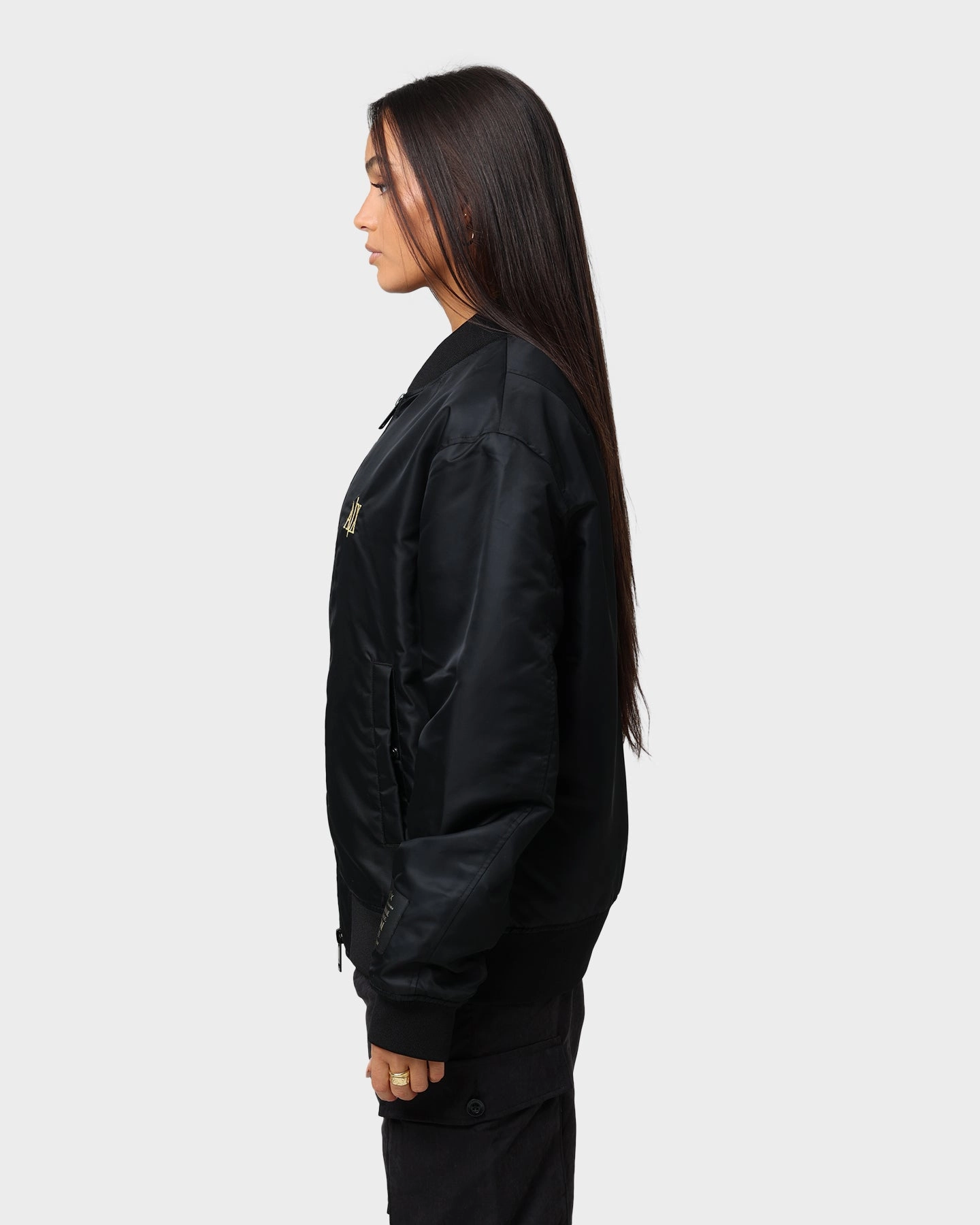 Armani Exchange Blouson Bomber Jacket Black