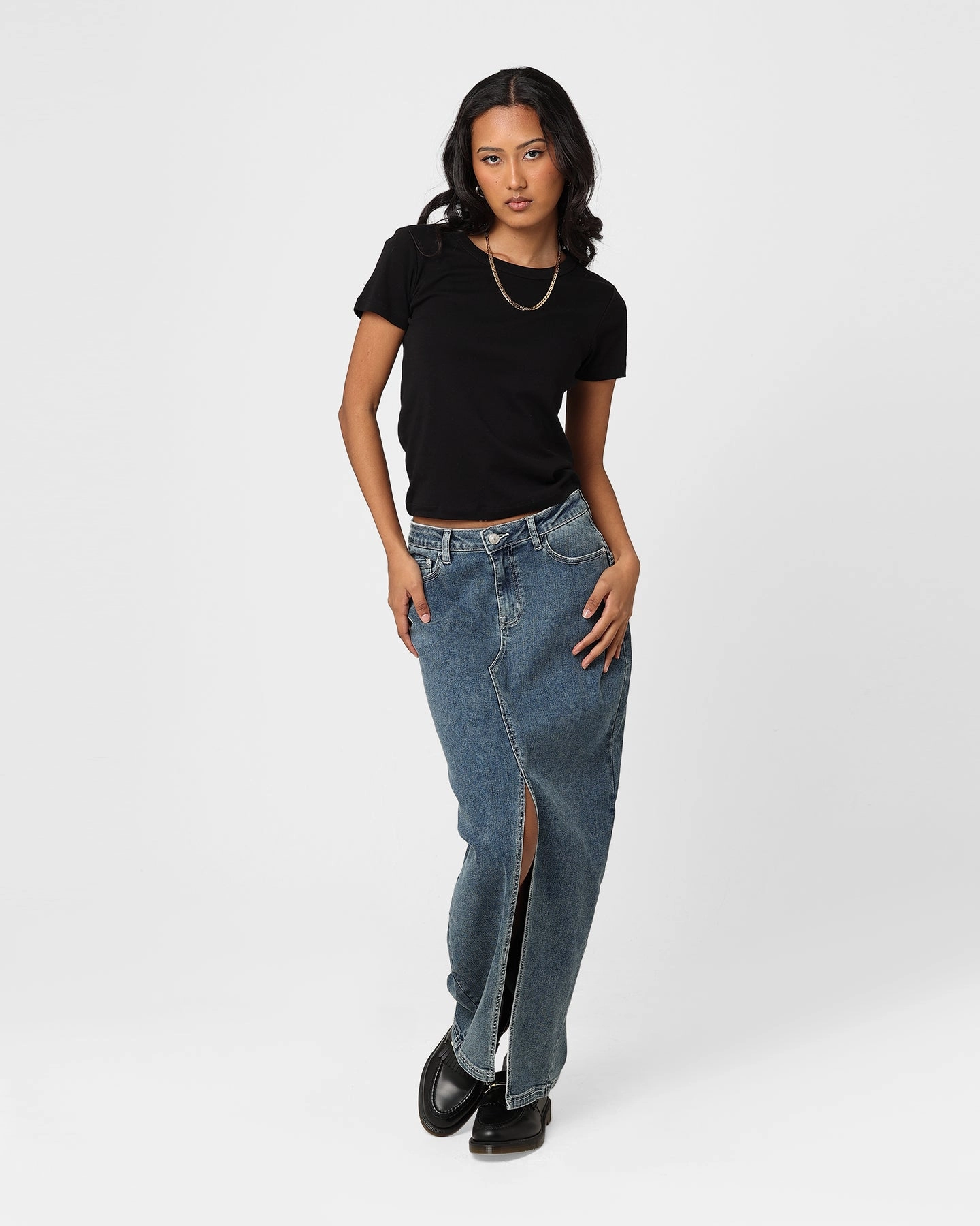 AS Colour Women's Organic Rib T-Shirt Black