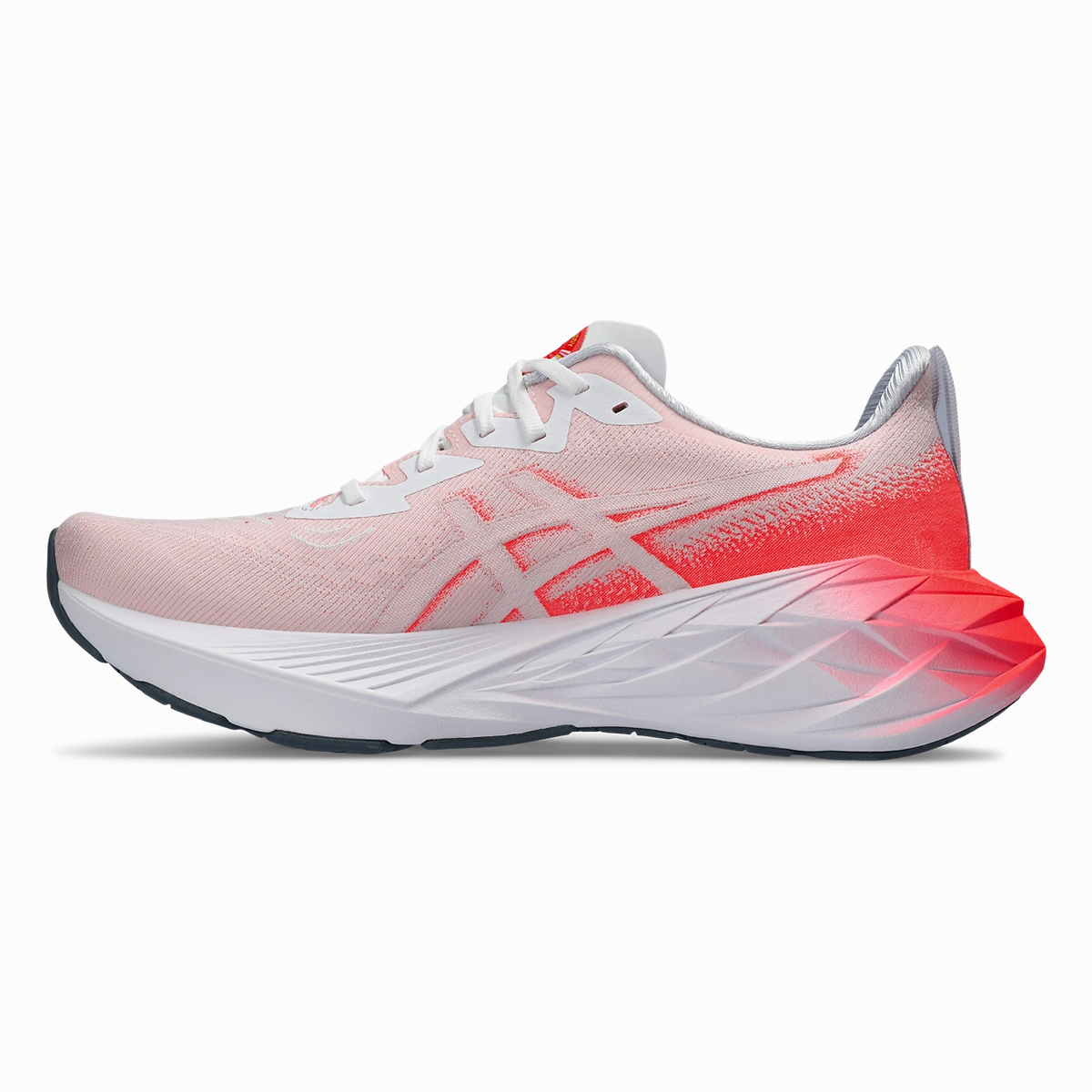 Asics Novablast 4 - White - Sunrise Red