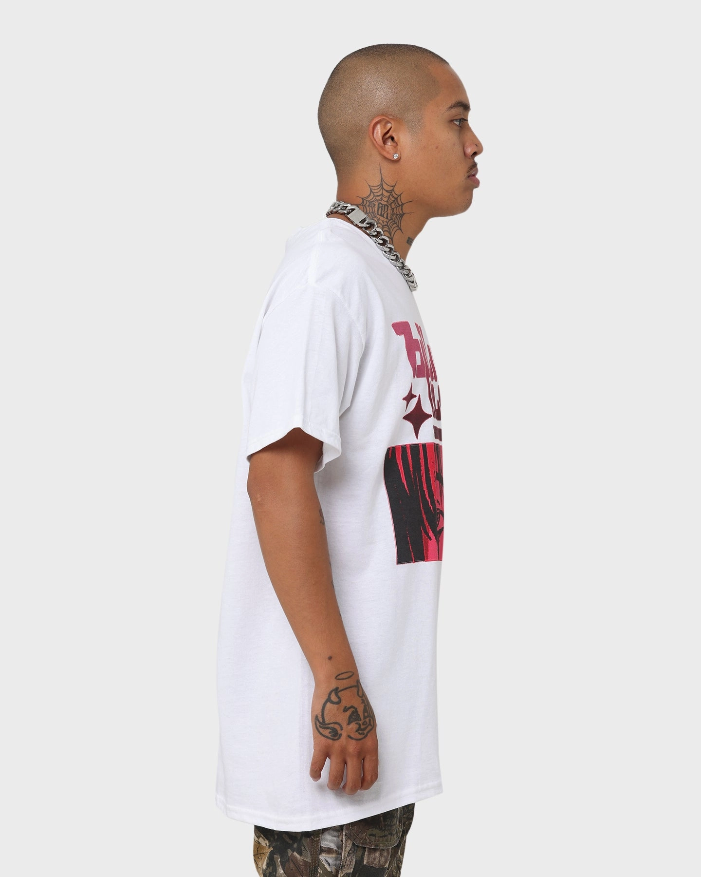 Billie Eilish Anime Logo T-Shirt White