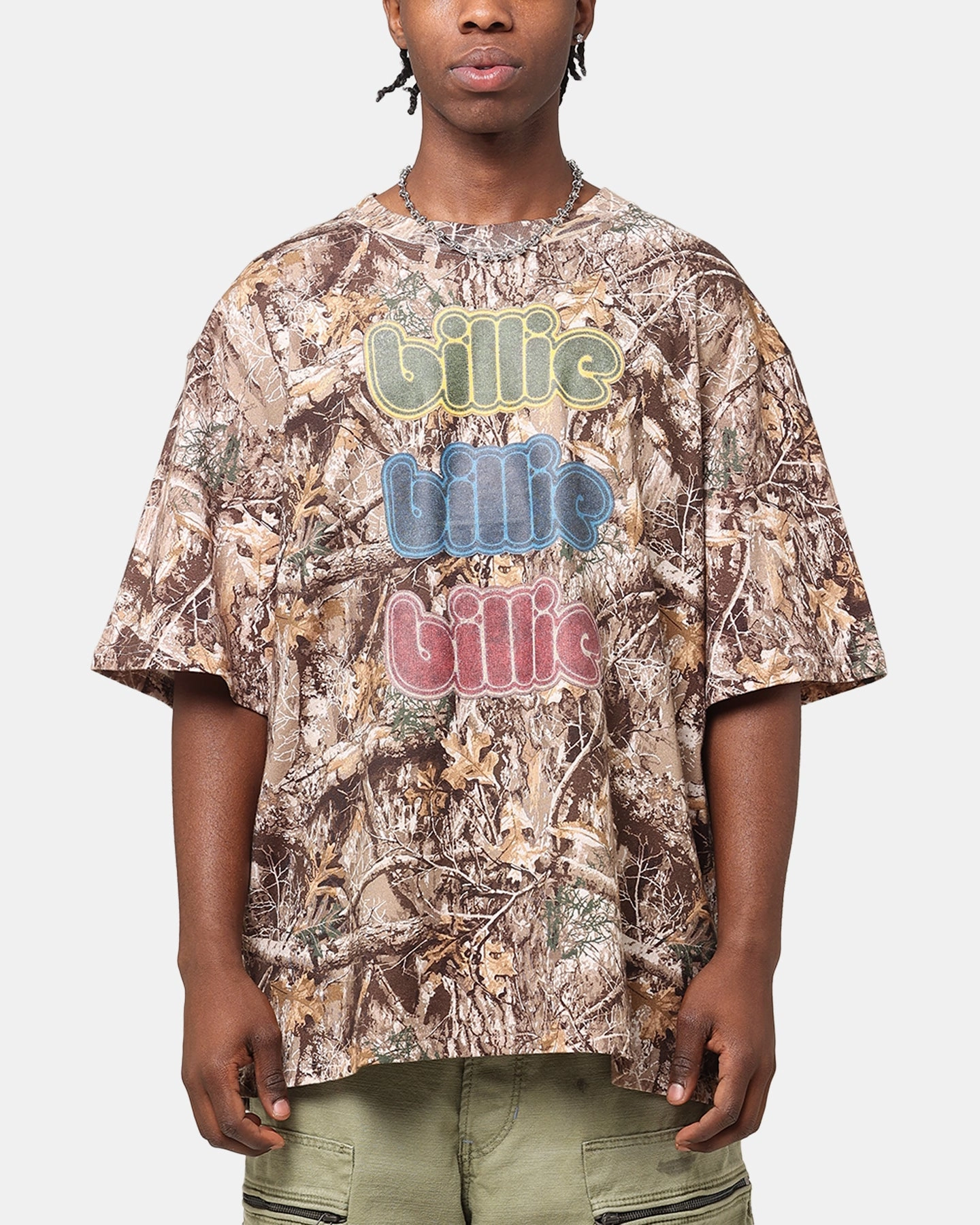 Billie Eilish Billie Billie Billie Organic Cotton T-Shirt Realtree