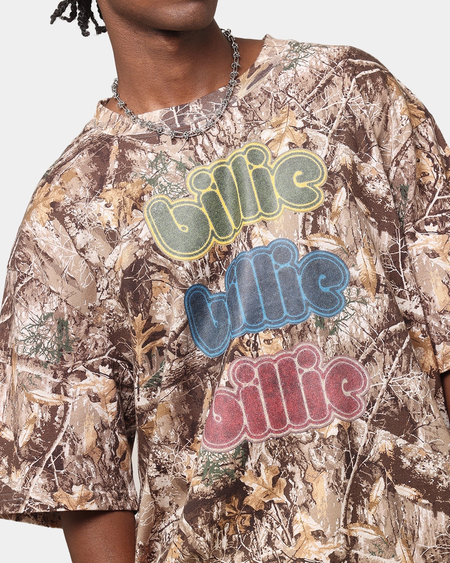 Billie Eilish Billie Billie Billie Organic Cotton T-Shirt Realtree