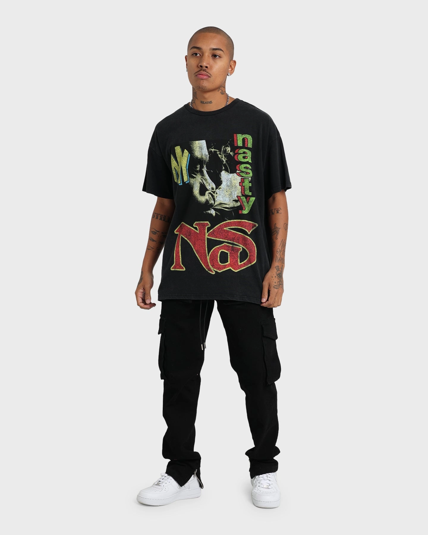 Bravado Nasty Short Sleeve T-Shirt Washed Black