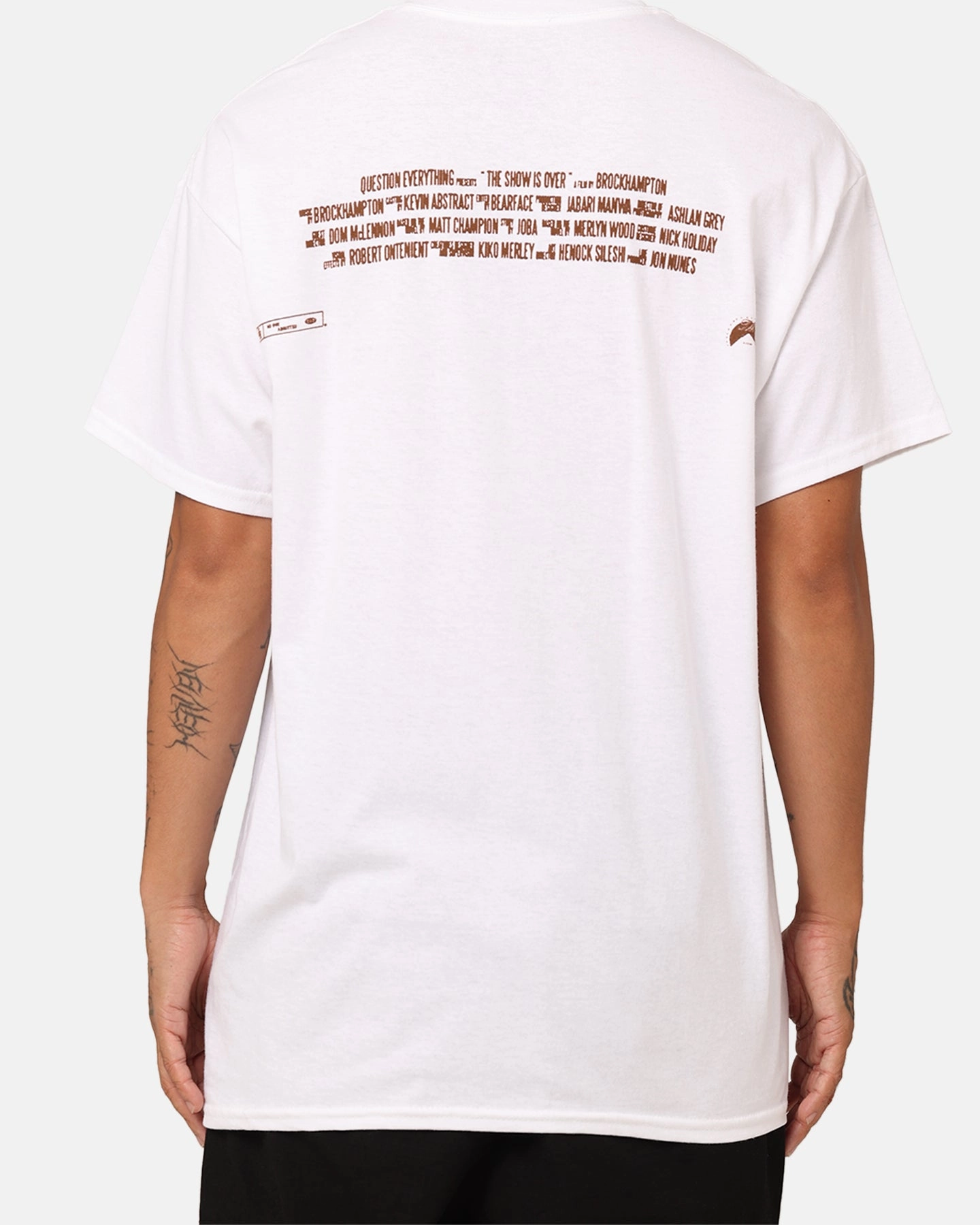 Brockhampton The Show Is Over T-Shirt White