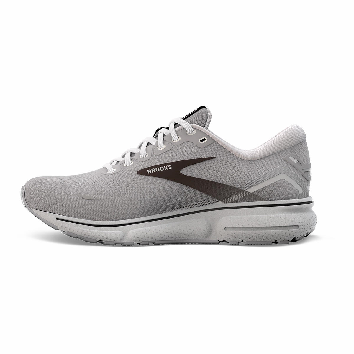 Brooks Ghost 15 - Alloy - Oyster - Black