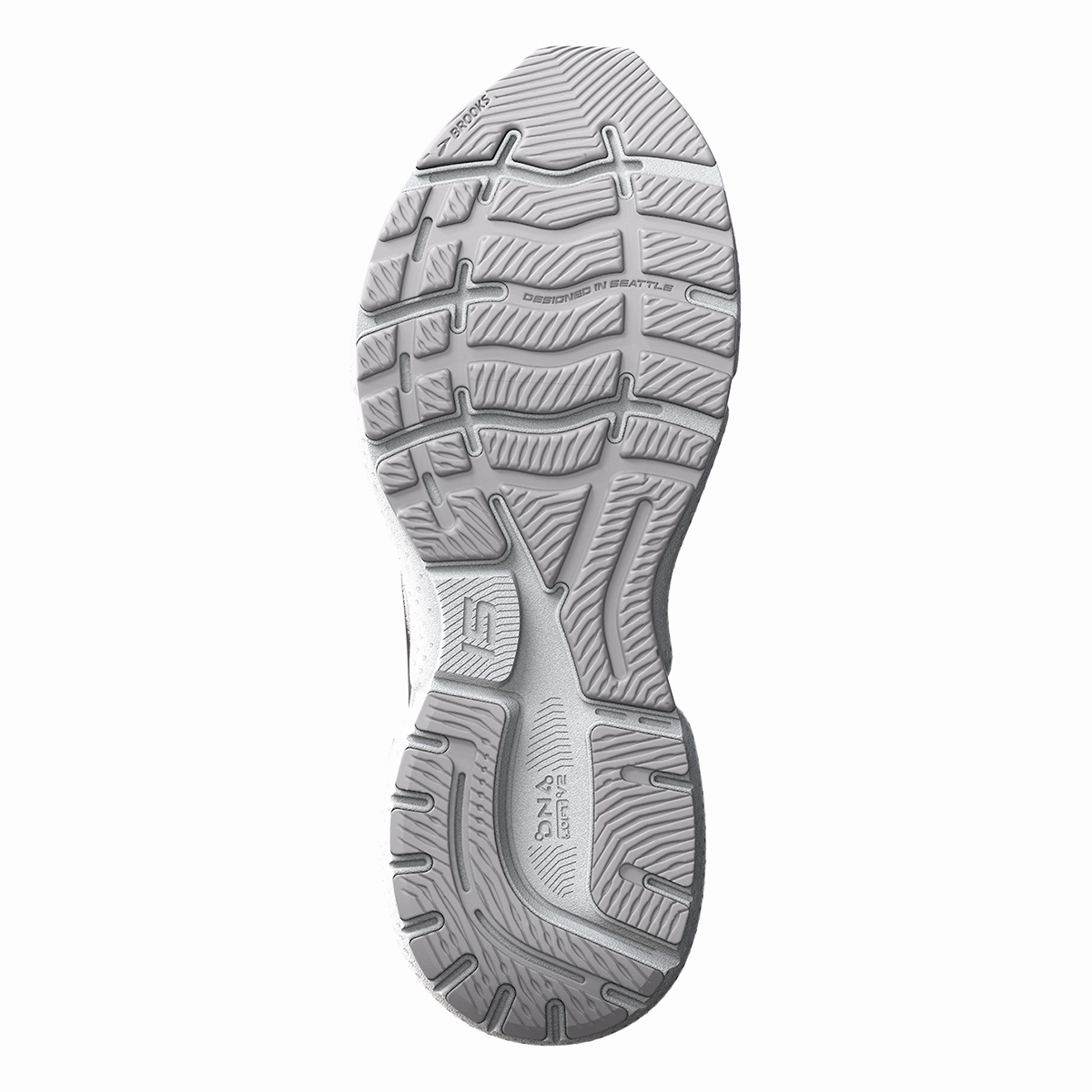 Brooks Ghost 15 - Alloy - Oyster - Black