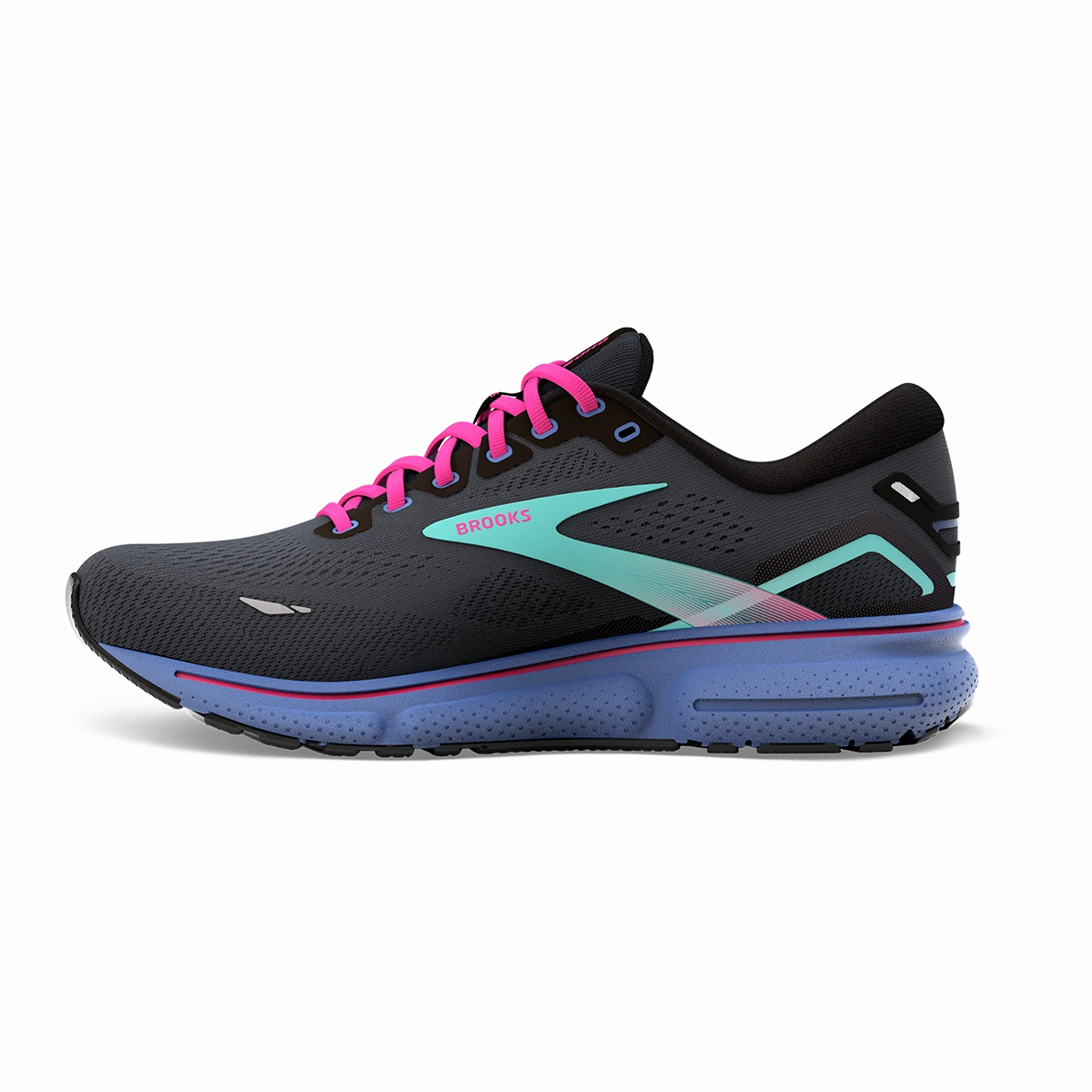 Brooks Ghost 15 - Black - Blue - Aruba