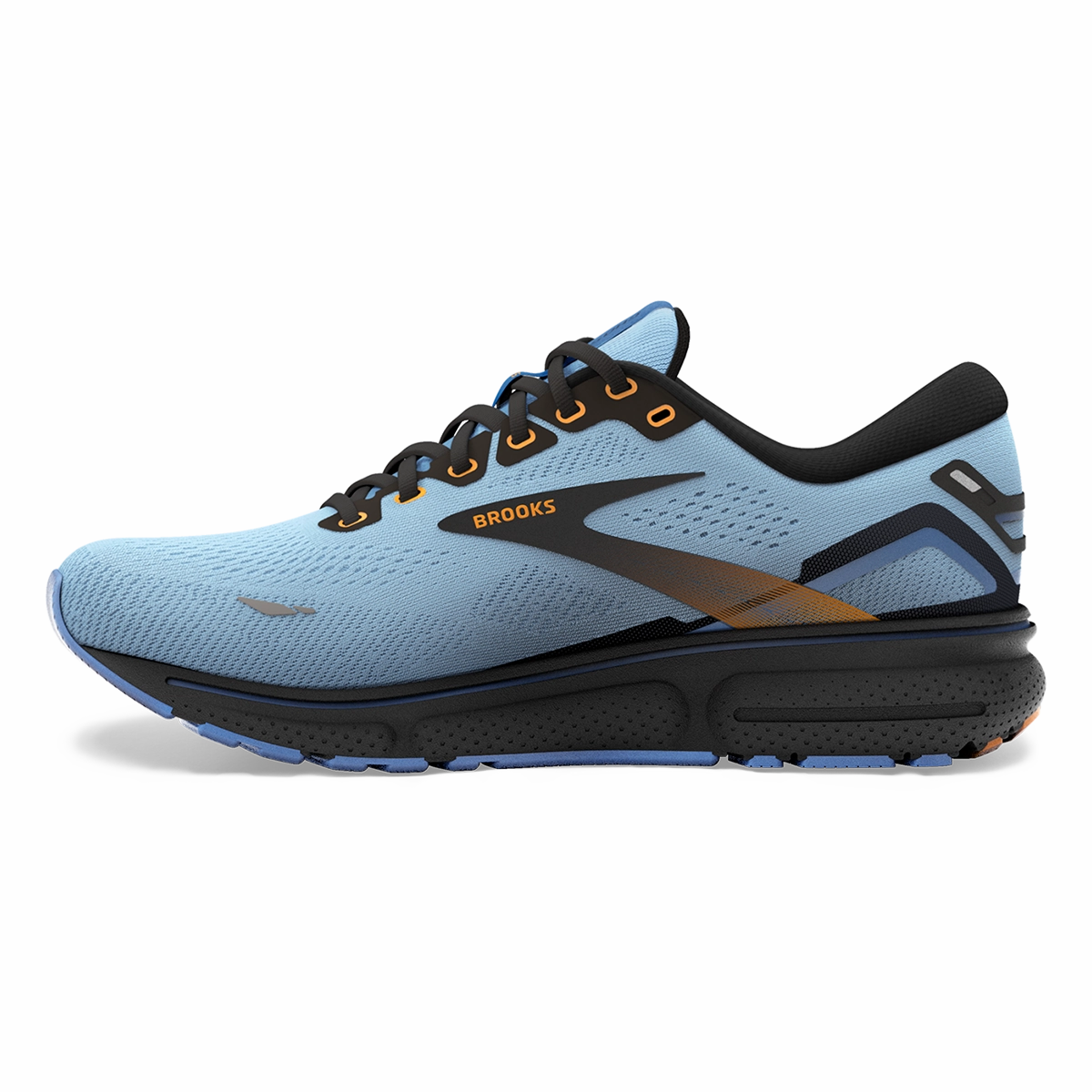 Brooks Ghost 15 - Light Blue - Black - Yellow