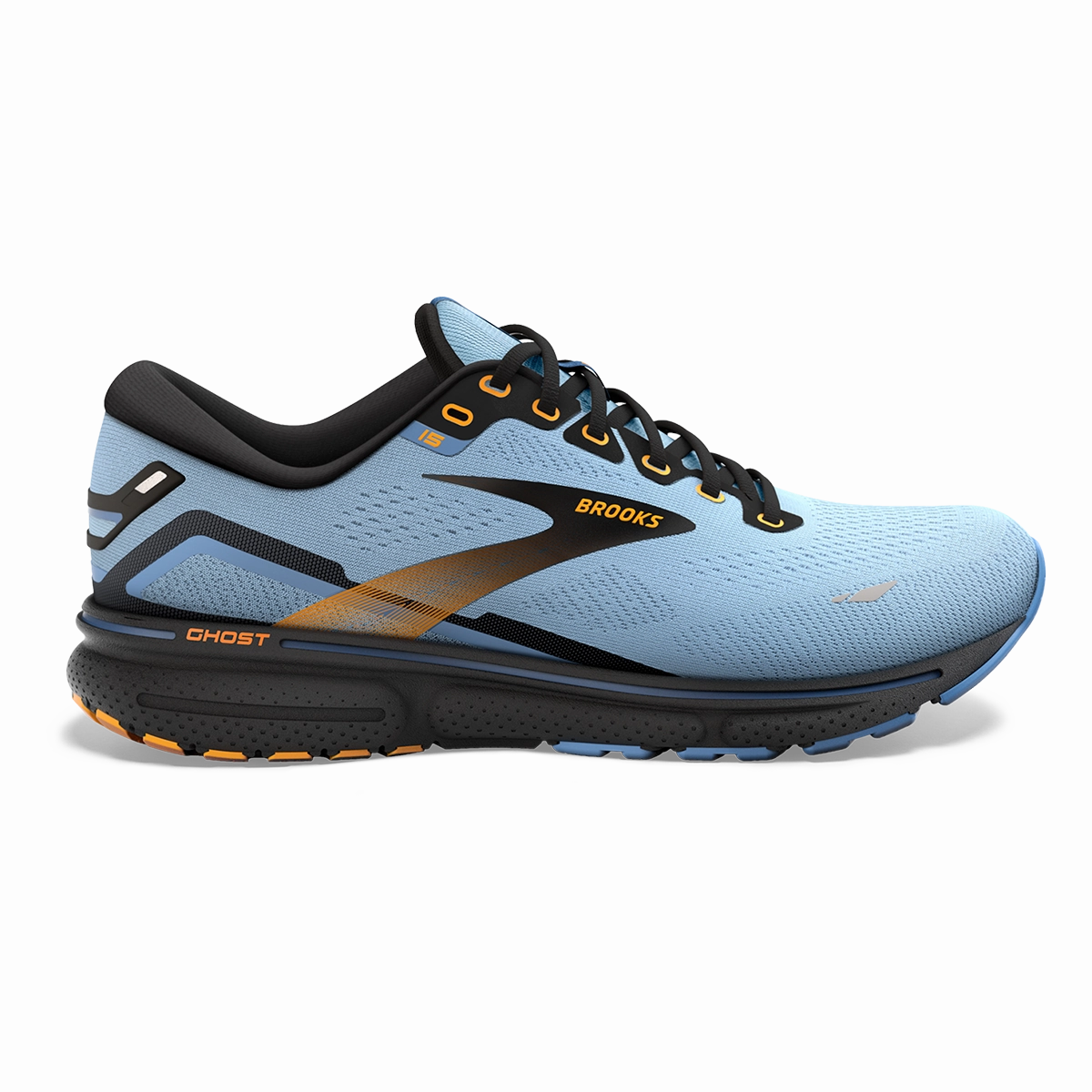 Brooks Ghost 15 - Light Blue - Black - Yellow